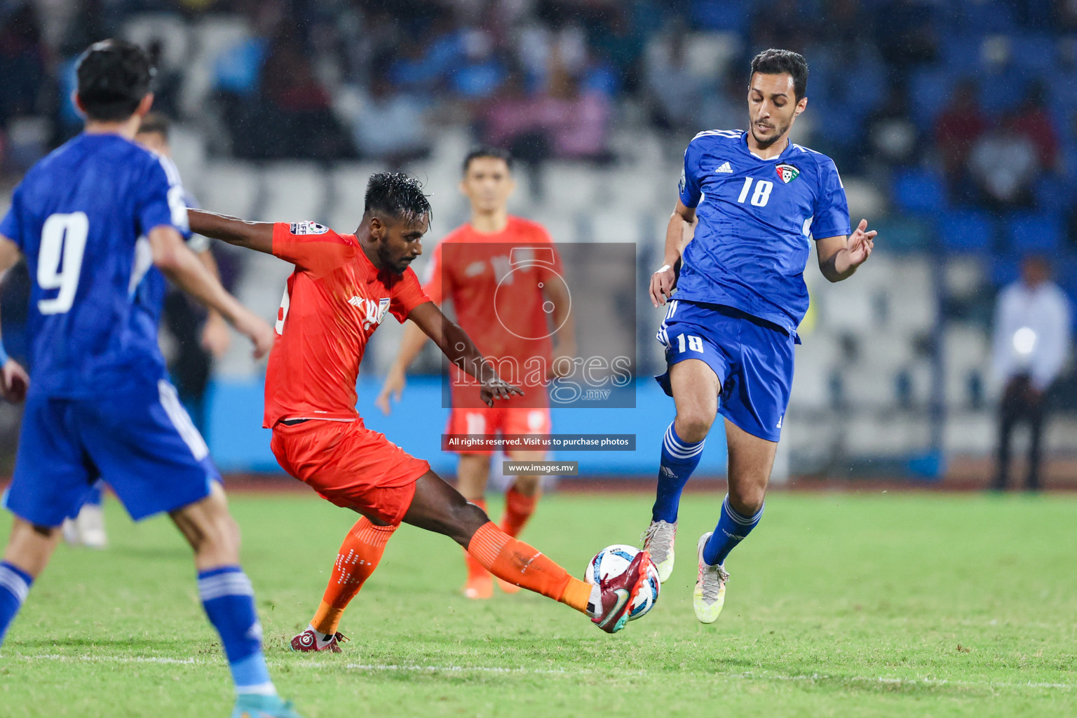 Kuwait vs India in the Final of SAFF Championship 2023 held in Sree Kanteerava Stadium, Bengaluru, India, on Tuesday, 4th July 2023. Photos: Nausham Waheed / images.mv