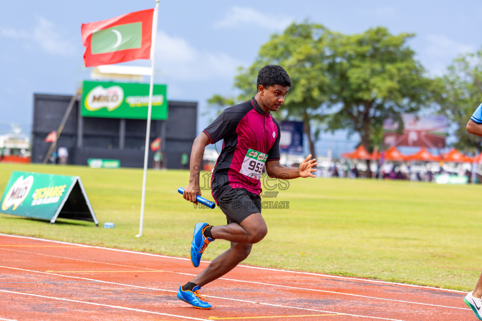 Day 6 of Inter-school Athletics Championship 2025 held in Ekuveni Synthetic Track, Male', Maldives on Sunday, 12th October 2025. Photos by: Ismail Thoriq / Images.mv
