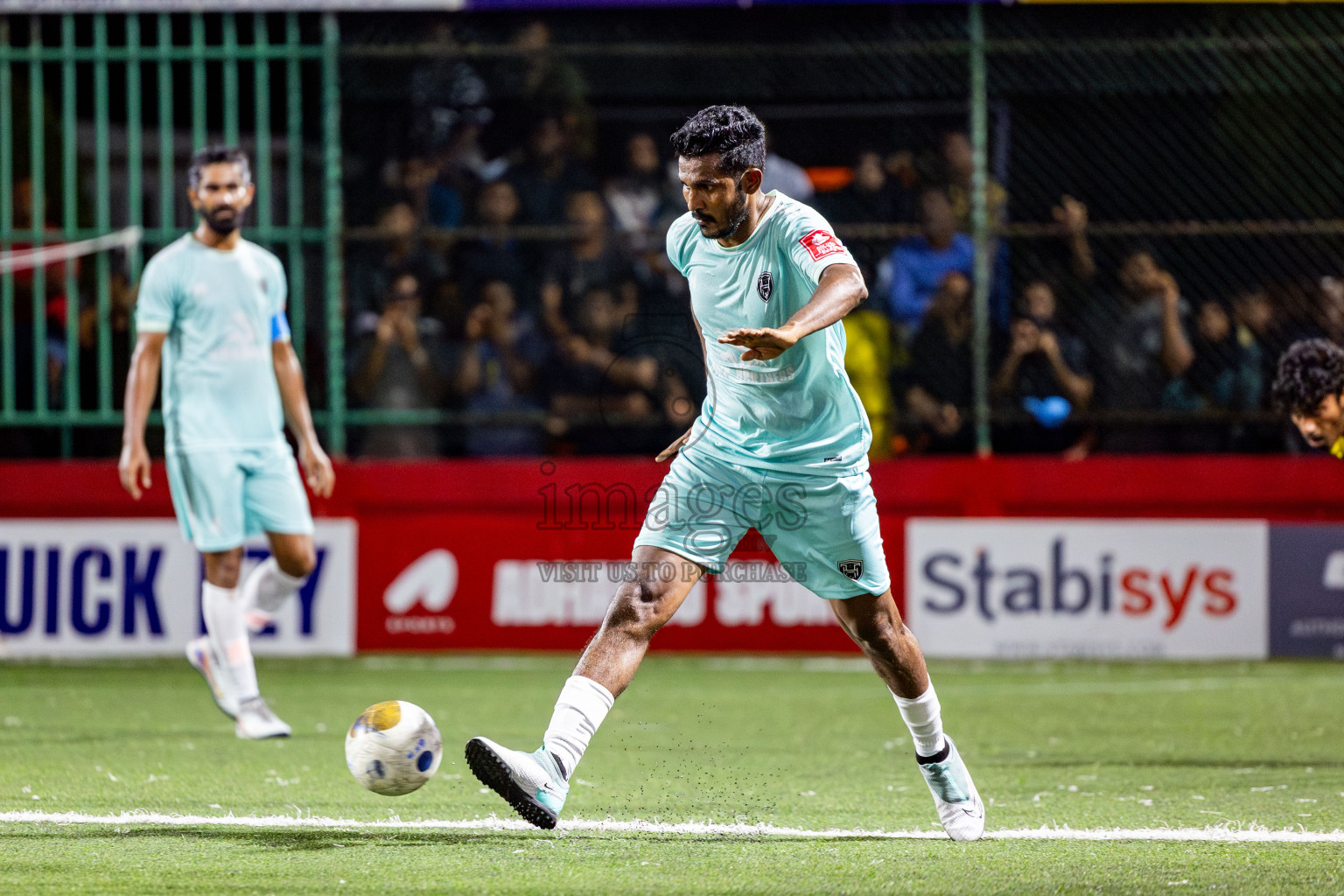 Lh Hinnavaru vs Lh Naifaru in Day 15 of Golden Futsal Challenge 2025 was held on Sunday, 19th January 2025, in Hulhumale', Maldives. Photos: Nausham Waheed / images.mv