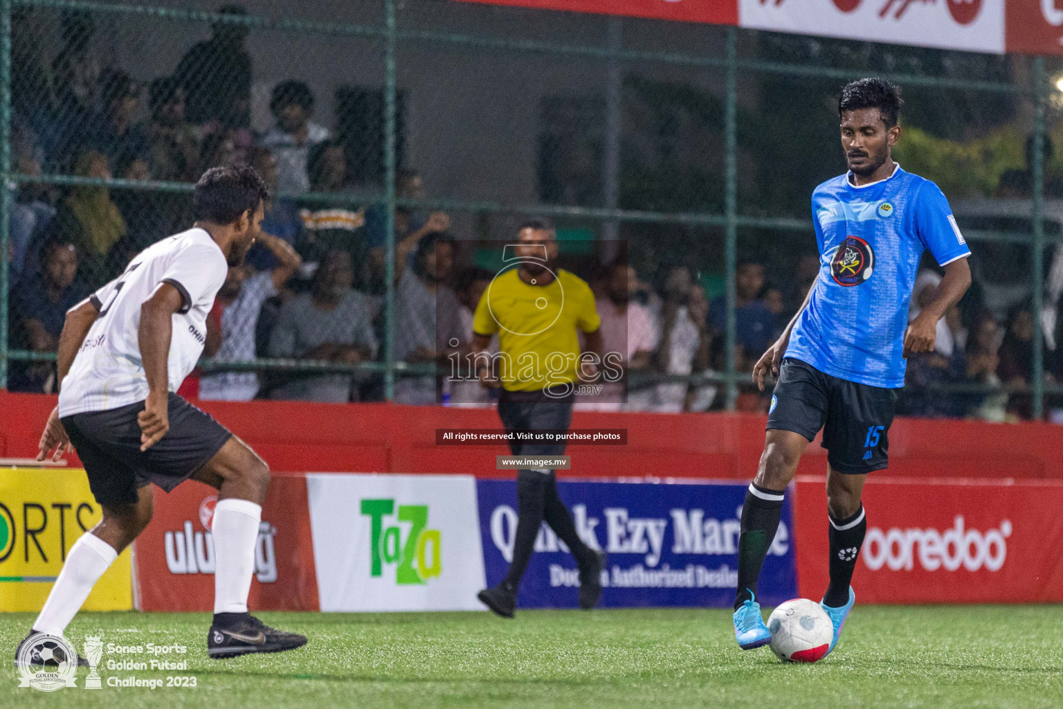 K. Guraidhoo vs TK. Dhiffushi in Day 4 of Golden Futsal Challenge 2023 on 08 February 2023 in Hulhumale, Male, Maldives