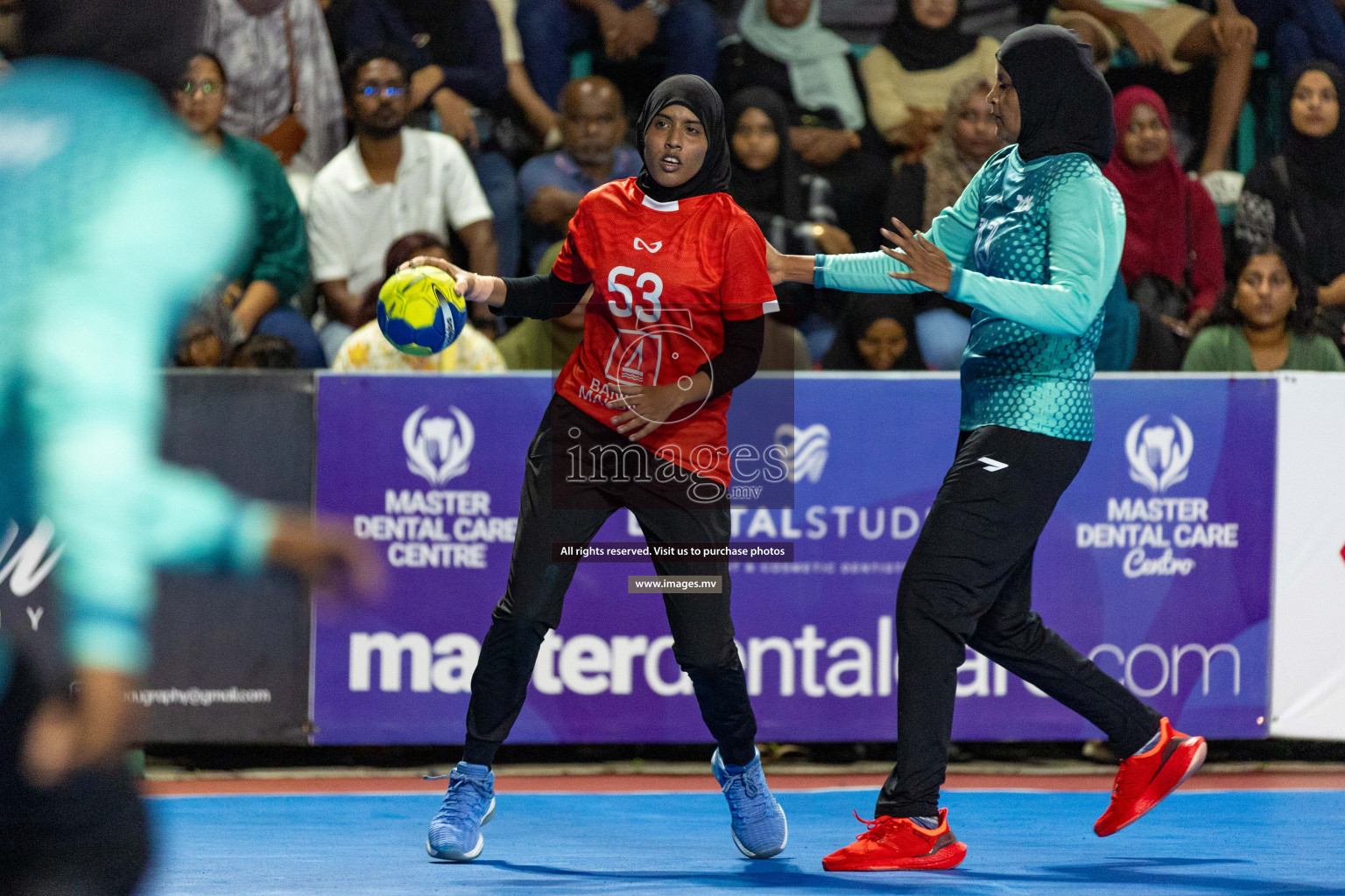 Day 1 of 7th Inter-Office/Company Handball Tournament 2023, held in Handball ground, Male', Maldives on Friday, 16th September 2023 Photos: Nausham Waheed/ Images.mv