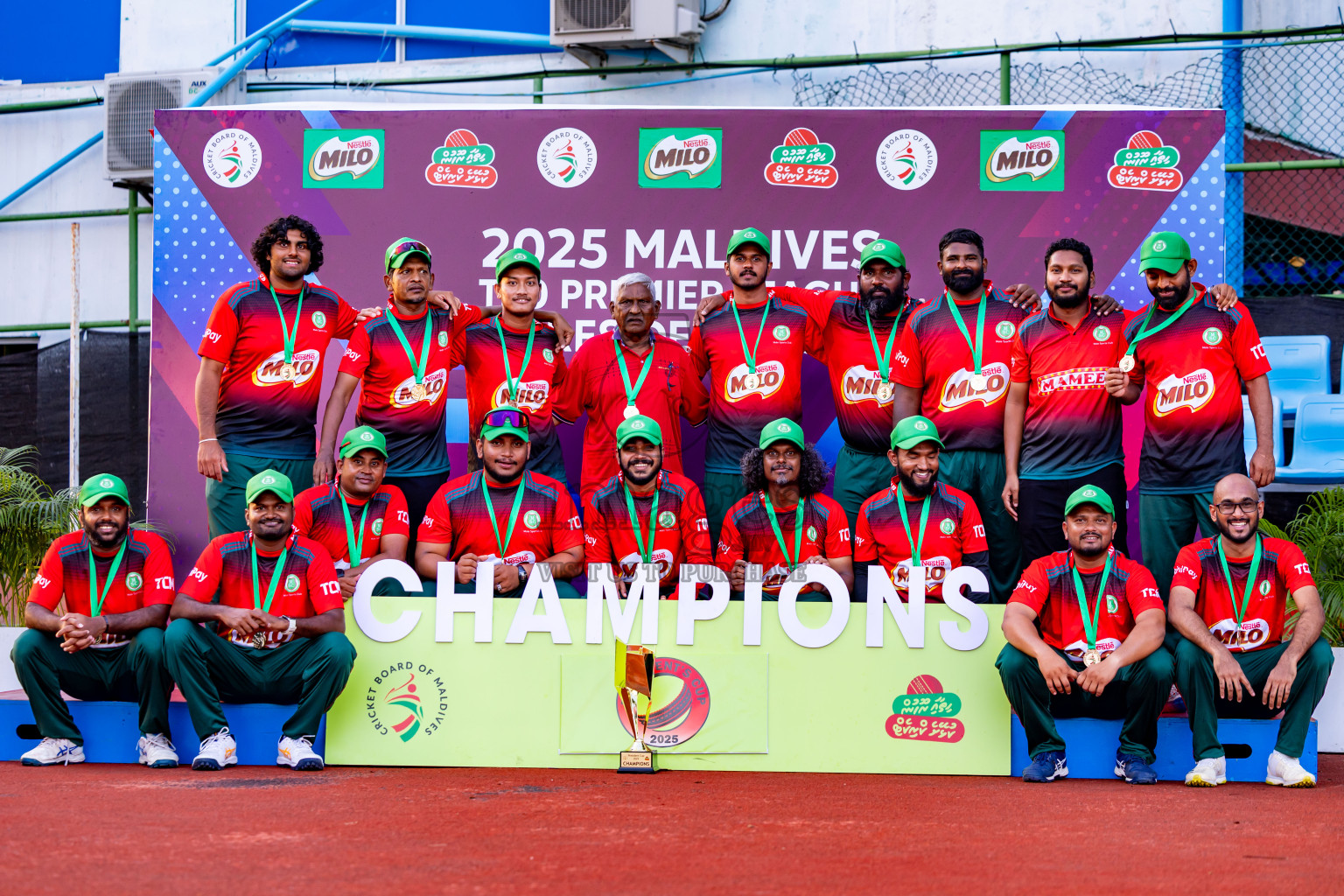 Final of the President's T20 Cricket Cup 2025 held on 8th August 2025, in Ekuveni Cricket Grounds, Male', Maldives. Photos: Nausham Waheed  / Images.mv