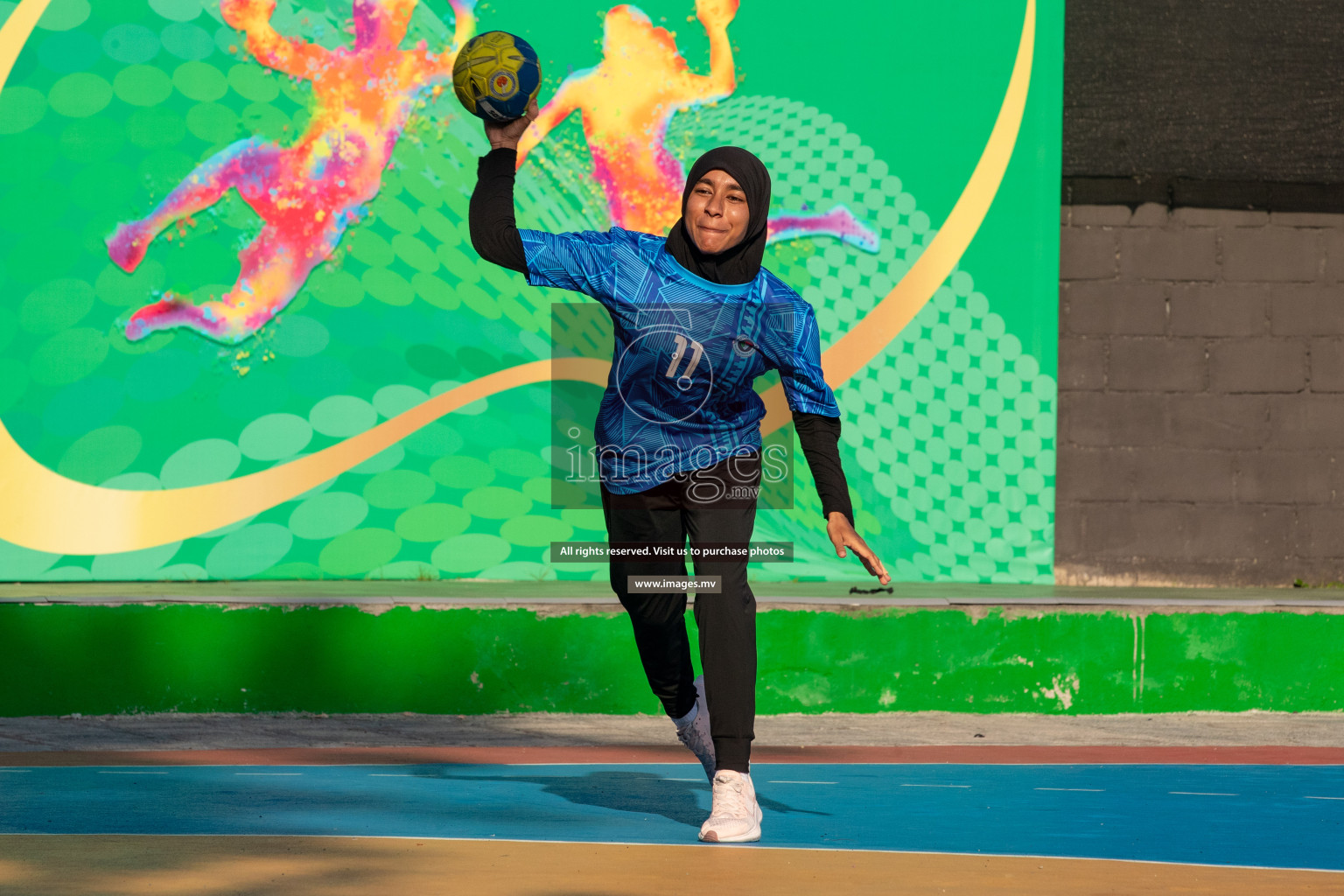 Day 10 of 6th MILO Handball Maldives Championship 2023, held in Handball ground, Male', Maldives on 29th May 2023 Photos: Nausham Waheed/ Images.mv