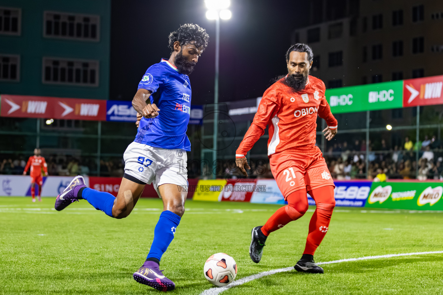 Team Naivaadhoo vs Club Combination in Day 1 of Kings Cup of Club Maldives Cup 2025 held in Rehendi Futsal Ground, Hulhumale', Maldives on Saturday, 30th August 2025. Photos: Areef / images.mv