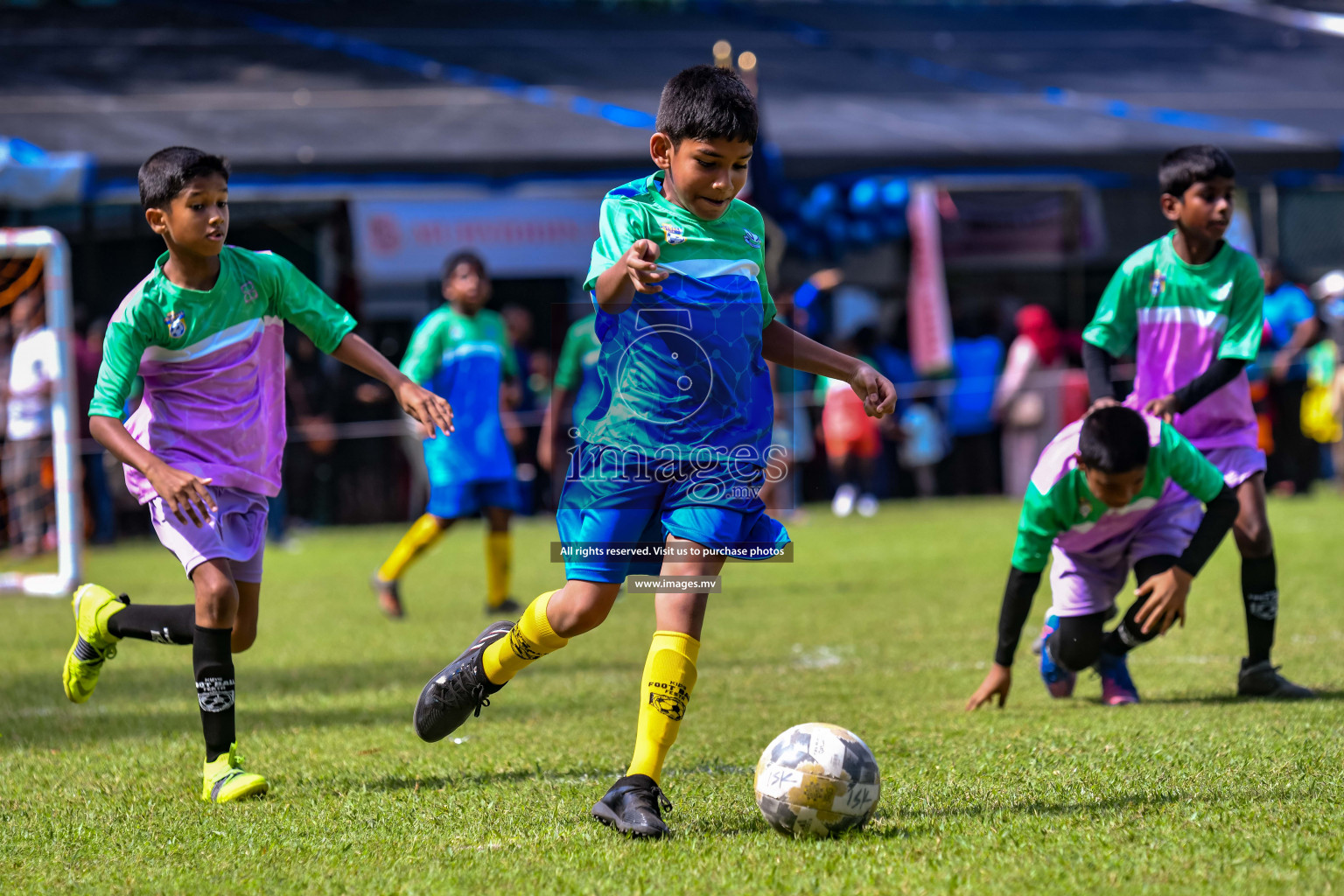 Day 1 of Milo Kids Football Fiesta 2022 was held in Male', Maldives on 19th October 2022. Photos: Nausham Waheed/ images.mv