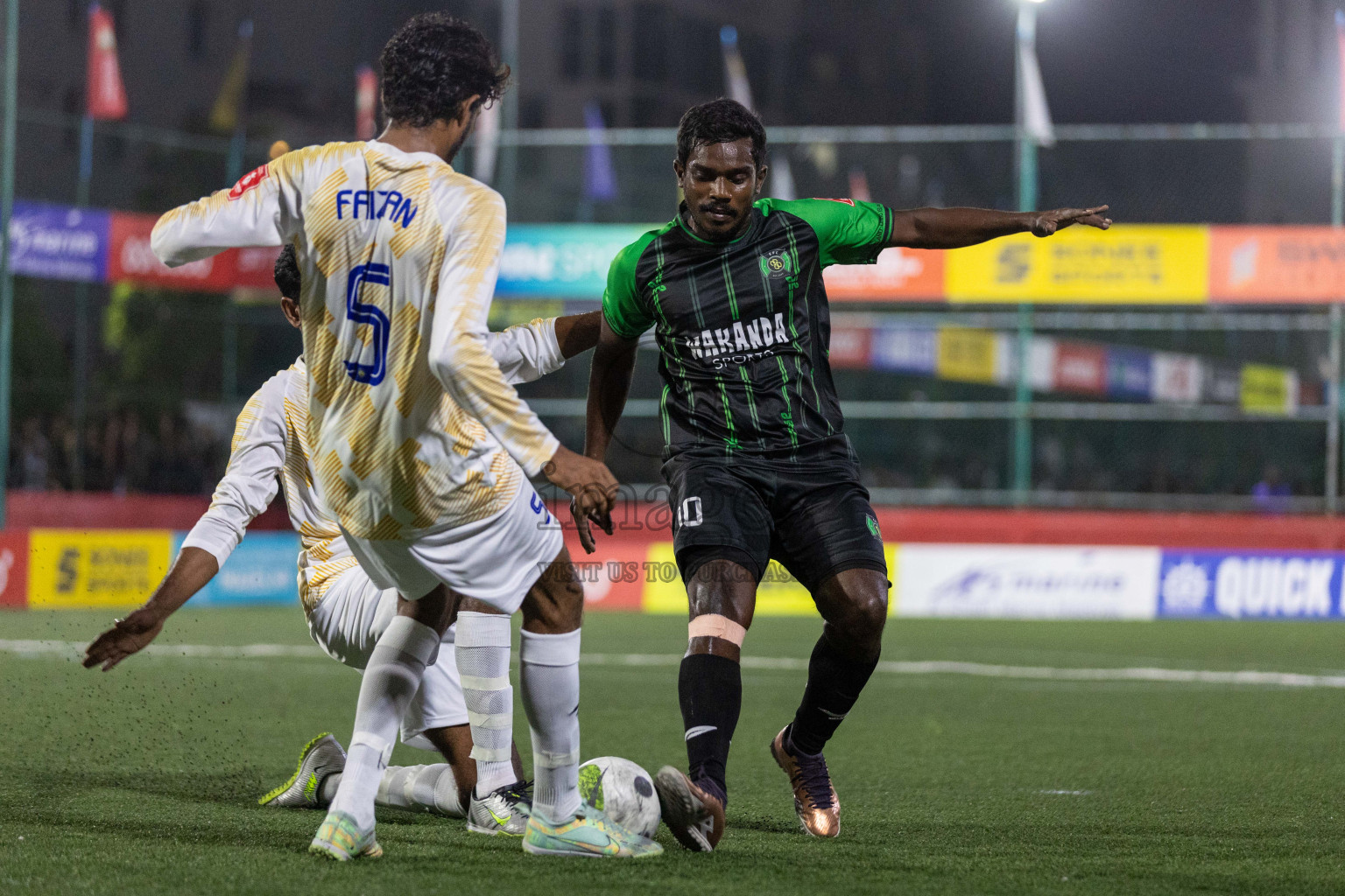 HA Vashafaru VS HA Baarah in Day 13 of Golden Futsal Challenge 2024 was held on Saturday, 27th January 2024, in Hulhumale', Maldives Photos: Nausham Waheed / images.mv