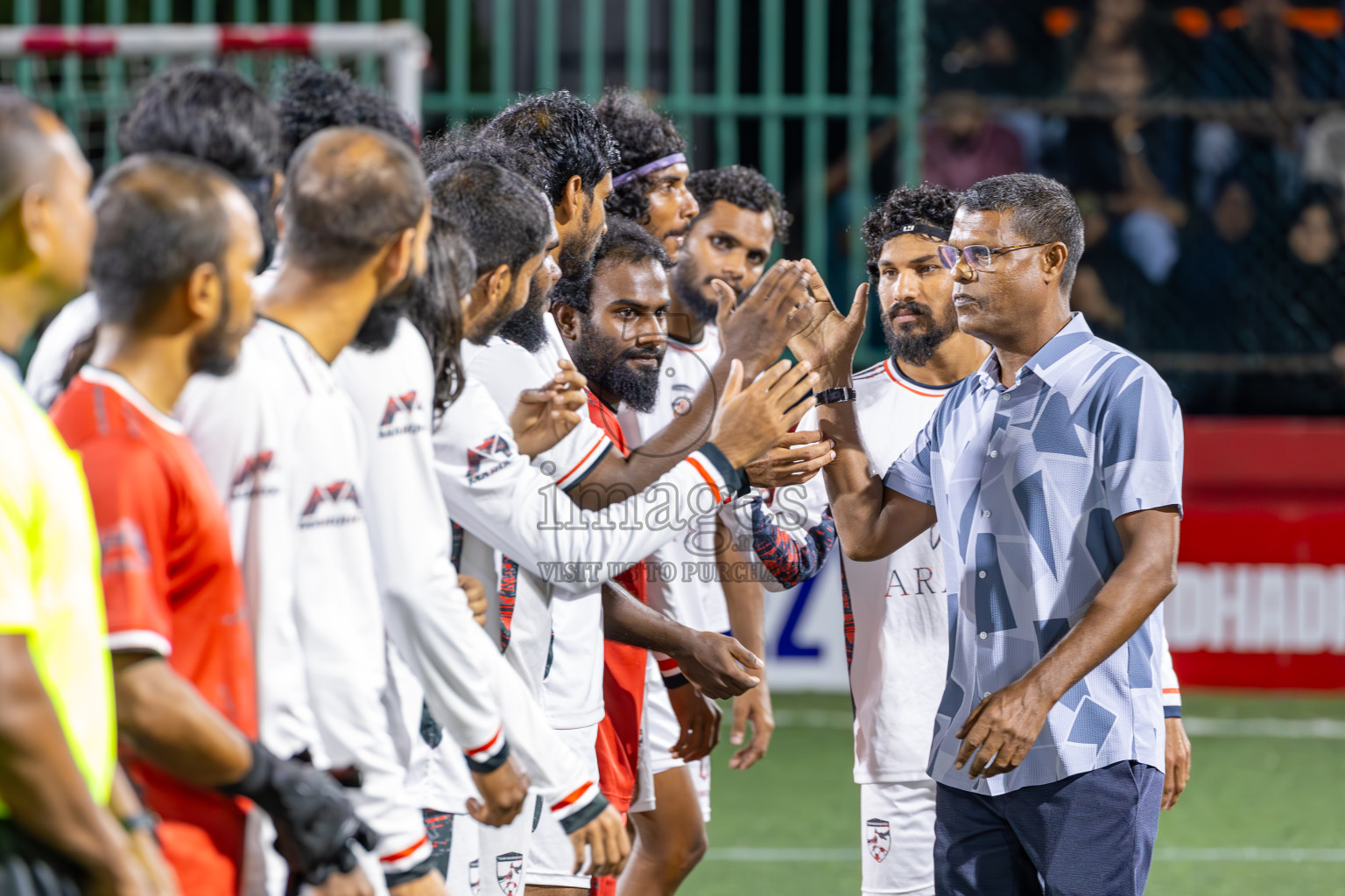 Sh Milandhoo vs R Inguraidhoo in Zone Round on Day 27 of Golden Futsal Challenge 2025 was held on Friday , 31st January 2025, in Hulhumale', Maldives. Photos: Ismail Thoriq / images.mv