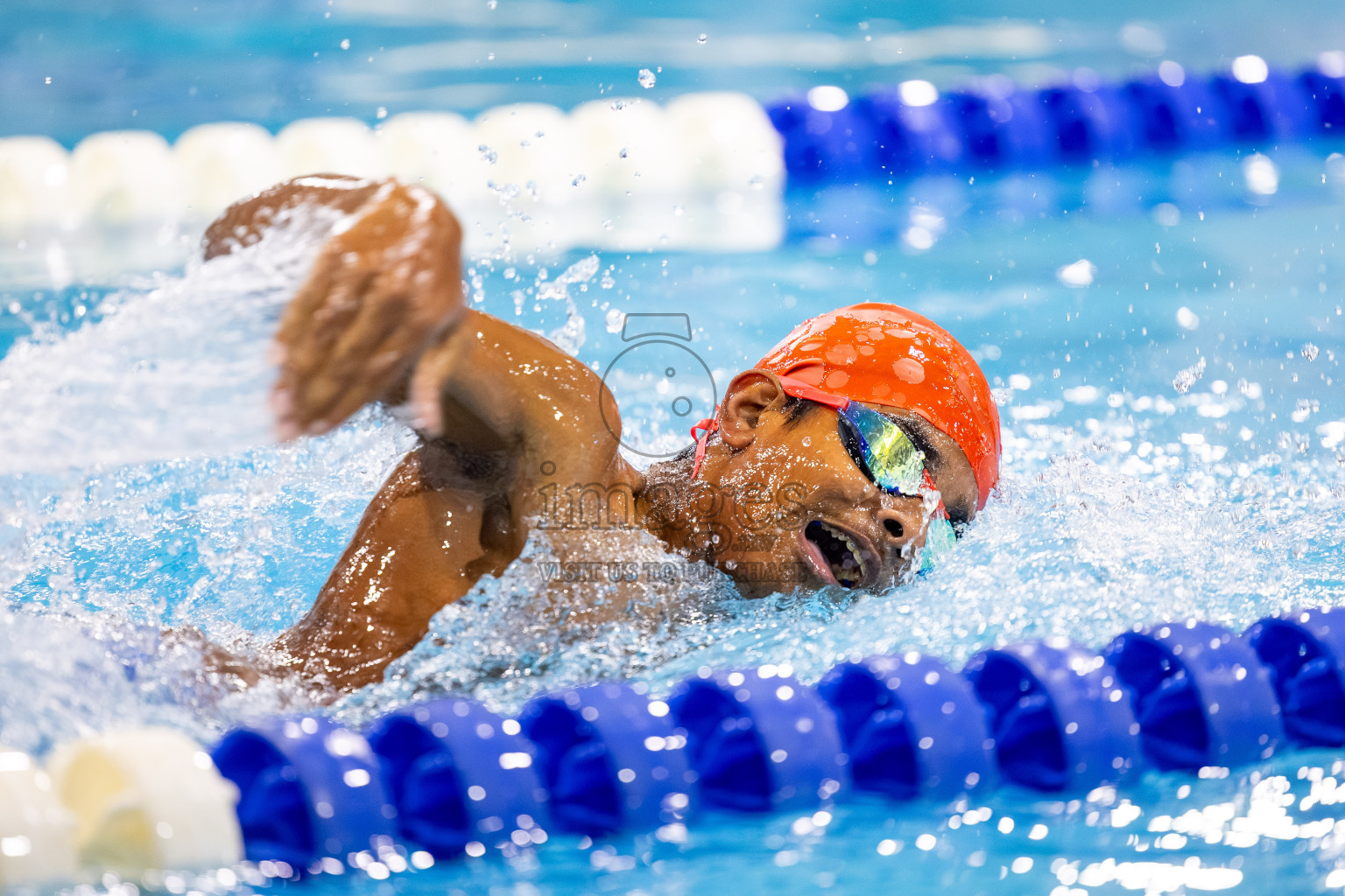 Day 4 of BML 21st Interschool Swimming Competition 2025 was held in Hulhumale' Swimming Pool, Hulhumale', Maldives on Tuesday, 14th October 2025. Photos: Mohamed Mahfooz Moosa / images.mv