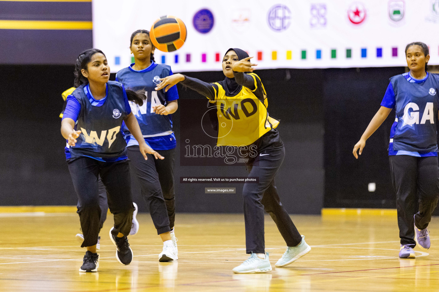 24th Interschool Netball Tournament 2023 was held in Social Center, Male', Maldives on 27th October 2023. Photos: Nausham Waheed / images.mv