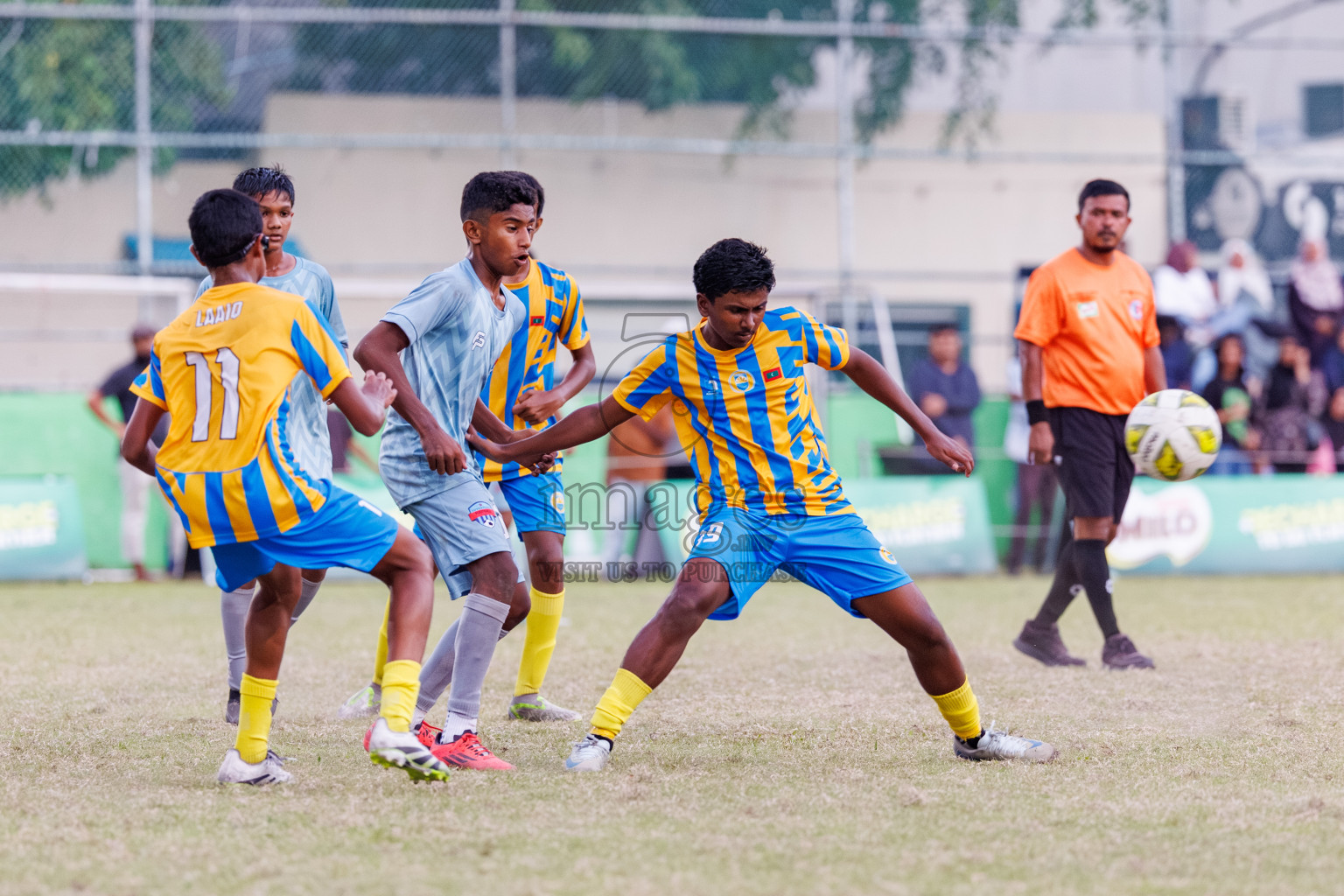 Day 4 of MILO Academy Championship 2025 (U14) was held on Sunday, 2nd November 2025 at Henveiru Football Grounds, Male', Maldives . 
Photos: Hassan Simah / images.mv