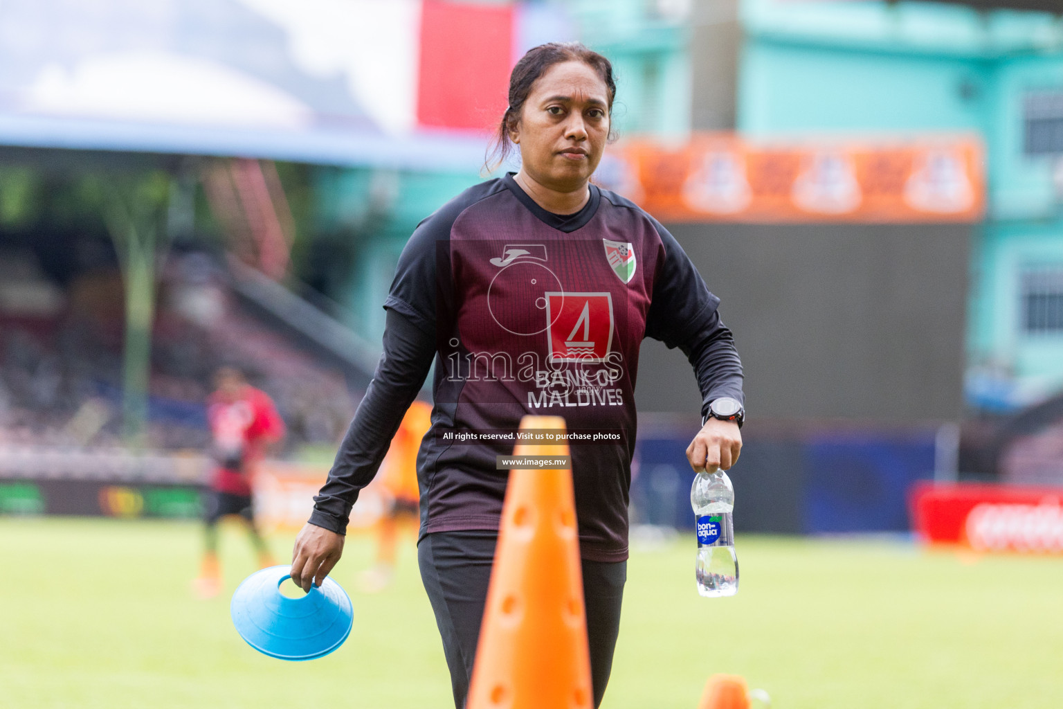 Training session for the Maldives national football team in preparation for the upcoming match against Bangladesh, held in Football Stadium, Male', Maldives on Tuesday, 10th October 2023 Photos: Nausham Waheed/ Images.mv