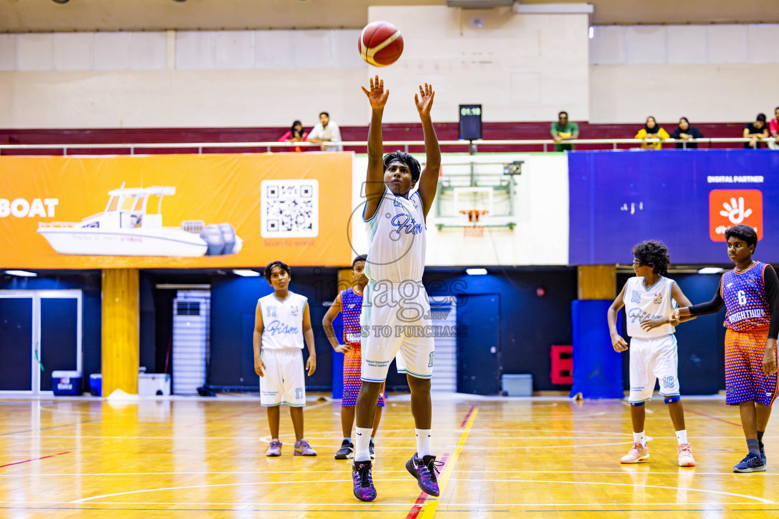 Finland International School vs Brightway International School in day 10 of Junior Championship 2024 was held in Social Center, Male', Maldives on Thursday, 21st November 2024. Photos: Nausham Waheed / images.mv