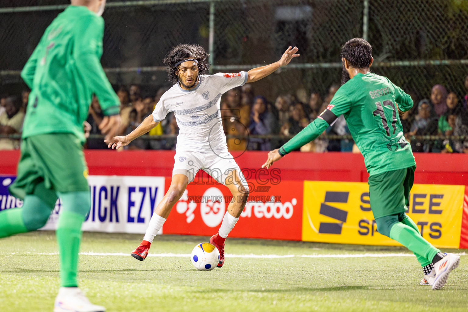 HA. Vashfaru vs HA. Utheemu in Day 1 of Golden Futsal Challenge 2025 on Sunday, 5th January 2025, in Hulhumale', Maldives 
Photos: Nausham Waheed / images.mv