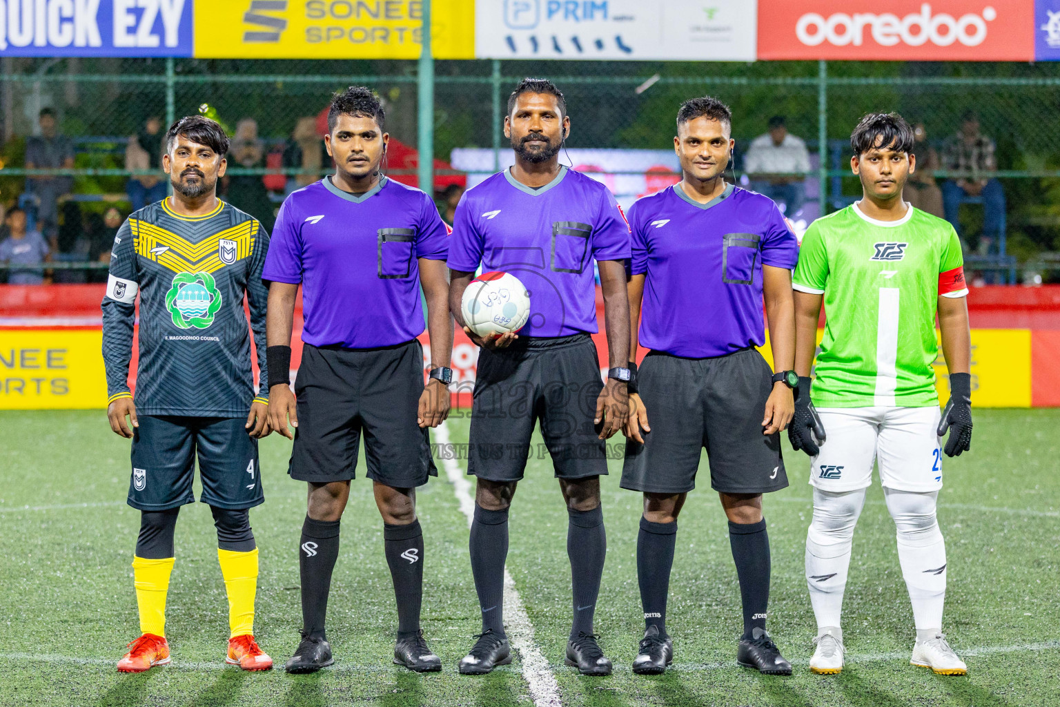 F Magoodhoo vs F Feeali in Day 17 of Golden Futsal Challenge 2024 was held on Wednesday, 31st January 2024, in Hulhumale', Maldives Photos: Hassan Simah / images.mv