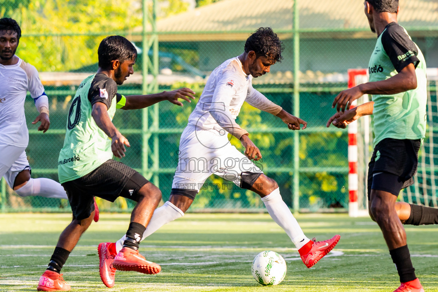Conrad vs Barcelo in Day 1 of Resort League 2025 (Ari Zone) was held on Friday, 20th June 2025 in Conrad Maldives Rangali Island, Alif Dhaalu Atoll, Maldives. Photos: Nausham Waheed / images.mv