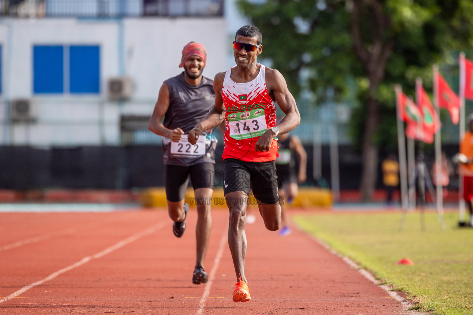 Day 2 of 33rd National Athletics Championship was held in Ekuveni Track at Male', Maldives on Friday, 6th September 2024. Photos: Shuu Abdul Sattar / images.mv