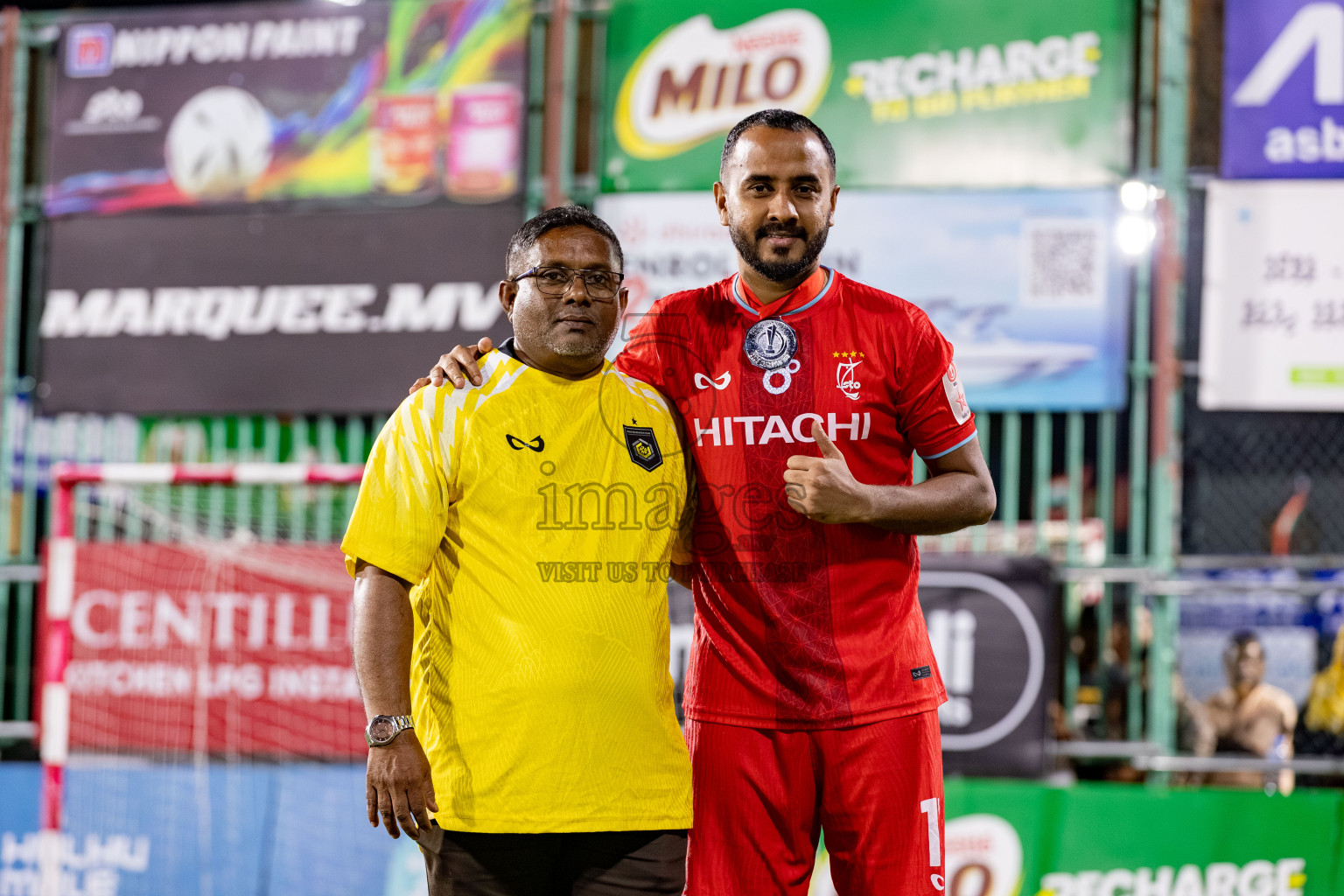 RRC vs STO RC in the Finals of Club Maldives Cup 2025 was held in Rehendhi Futsal Ground, Hulhumale', Maldives on Saturday, 25th October 2025. 
Photos: Hassan Simah / images.mv