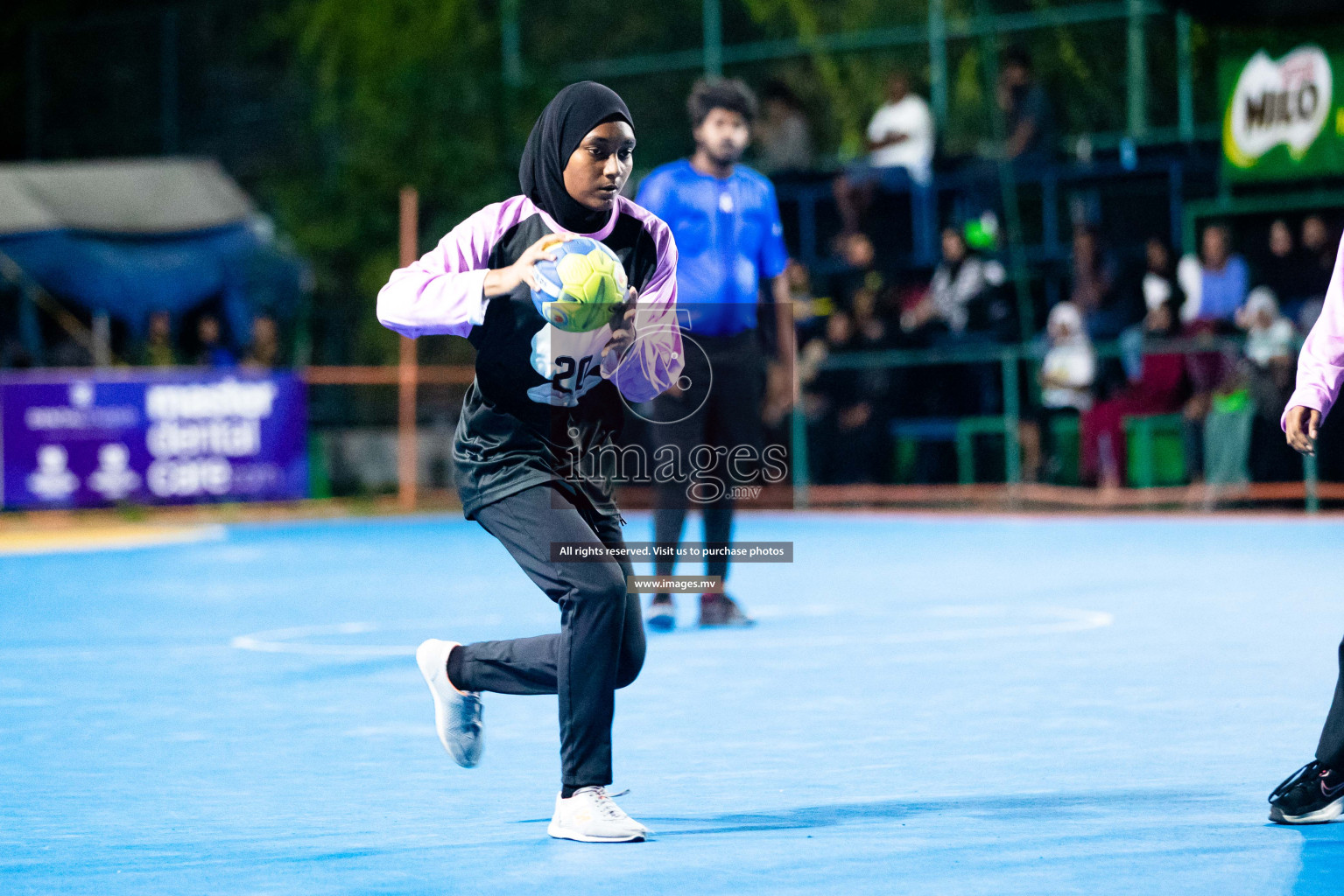 Day 5 of 6th MILO Handball Maldives Championship 2023, held in Handball ground, Male', Maldives on Friday, 24th May 2023 Photos: Shuu Abdul Sattar/ Images.mv