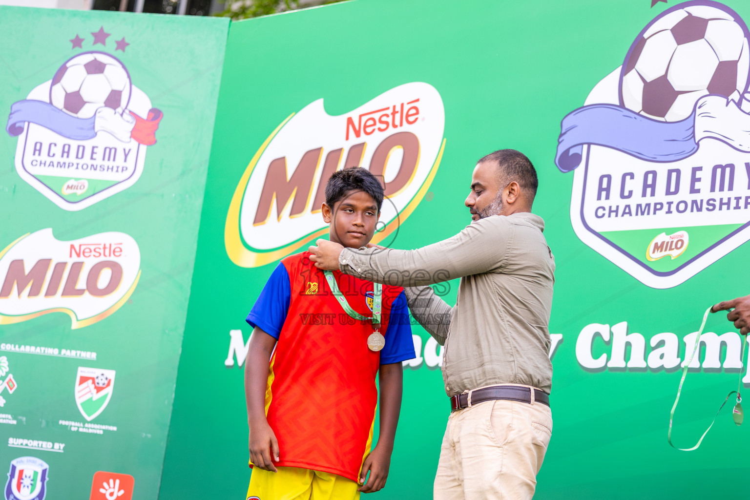 Day 3 of MILO Academy Championship 2025 (U-12) was held at Henveiru Stadium in Male', Maldives on Saturday, 3rd May 2025. Photos: Ismail Thoriq / images.mv