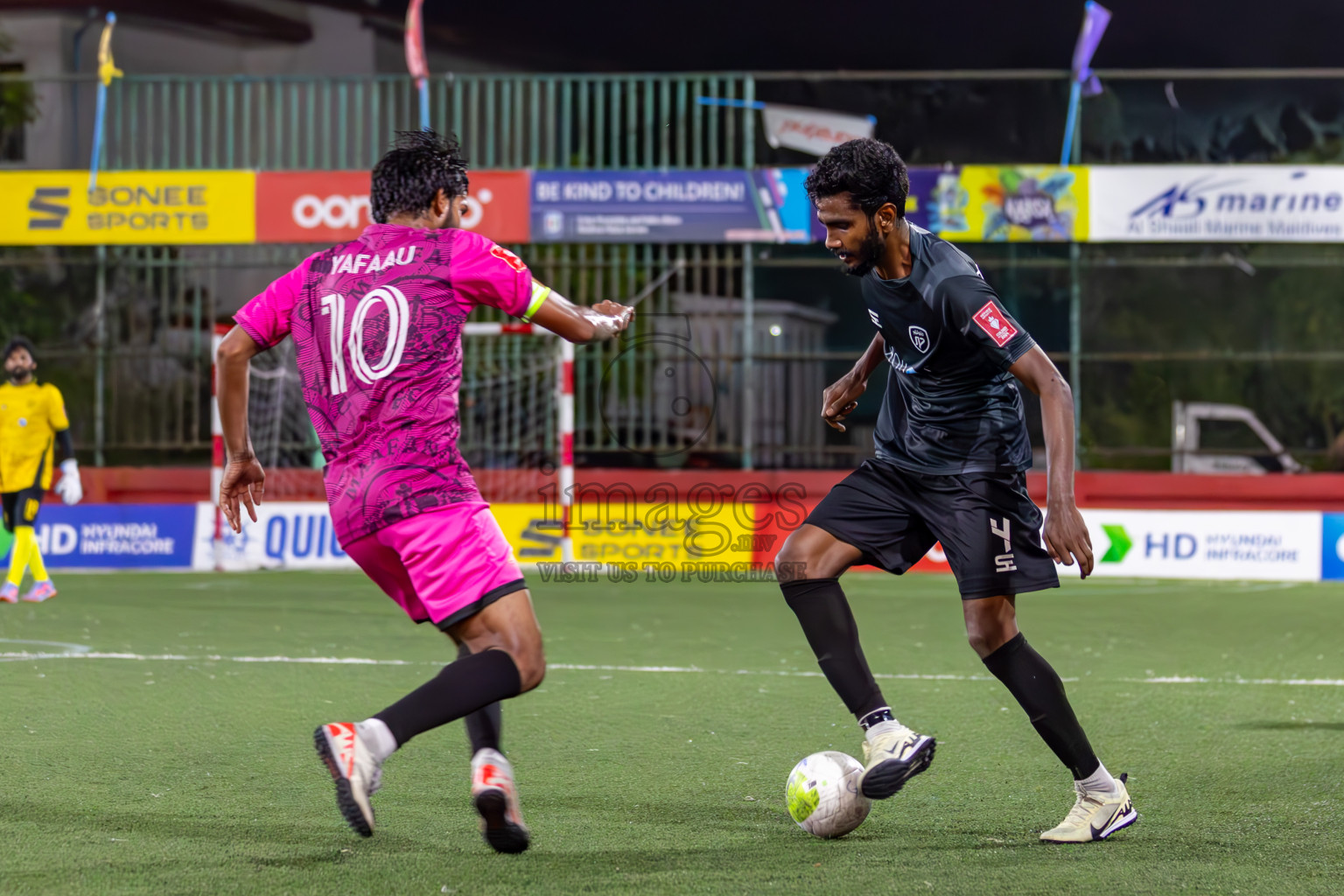 Machchangoalhi vs Maafannu on Day 34 of Golden Futsal Challenge 2024 was held on Monday, 19th February 2024, in Hulhumale', Maldives
Photos: Ismail Thoriq / images.mv