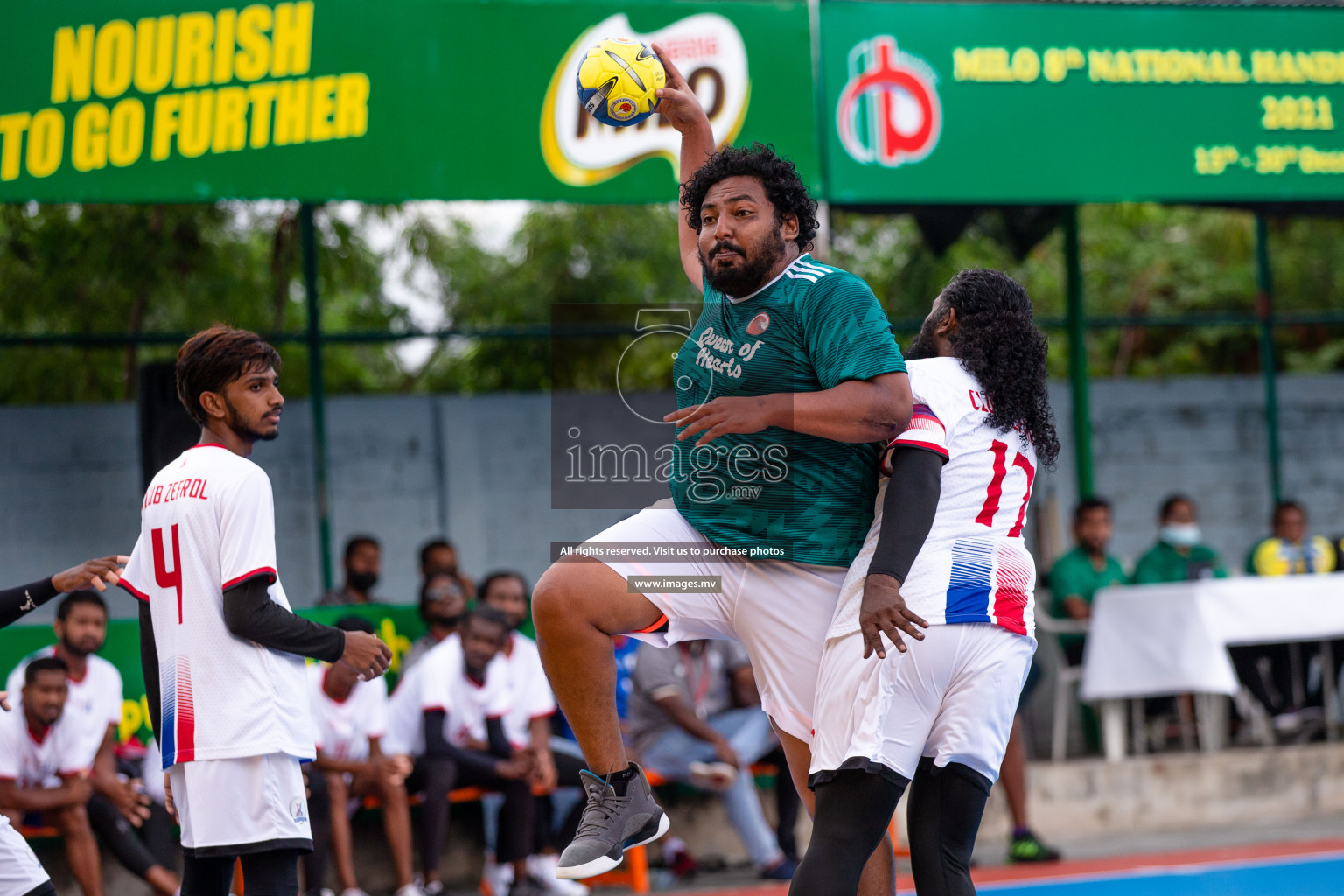 Milo 8th National Handball Tournament Day3, 17th December 2021, at Handball Ground, Male', Maldives. Photos by Shuu Abdul Sattar