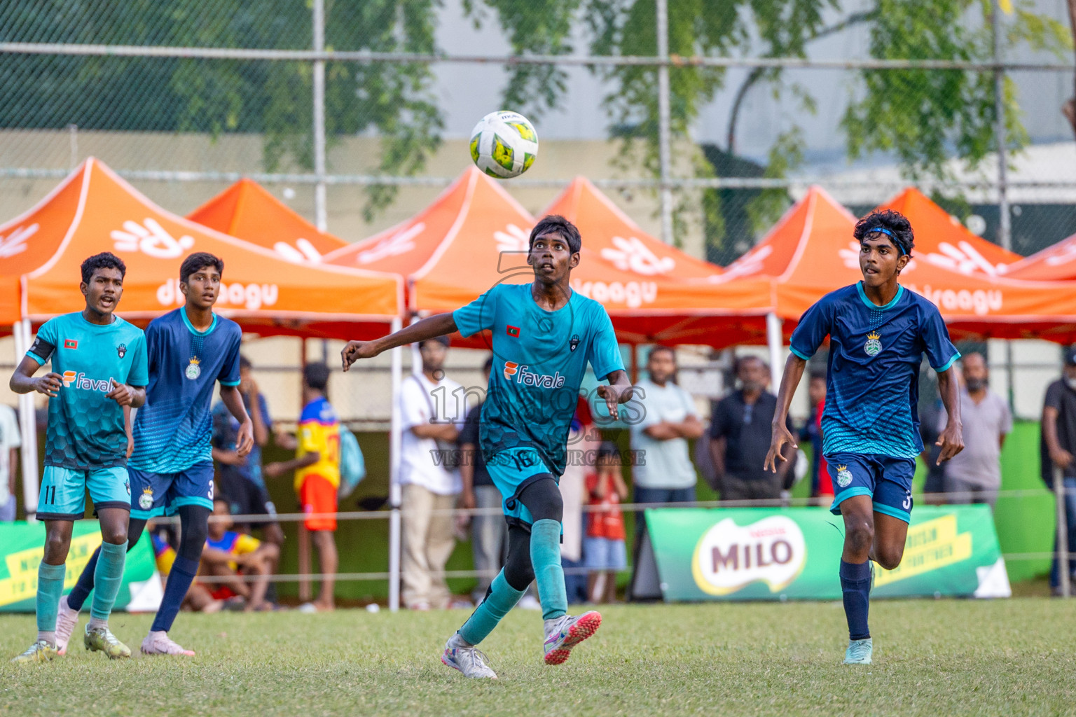 Day 2 of MILO Academy Championship 2024 (U-14) was held in Henveyru Stadium, Male', Maldives on Saturday, 2nd November 2024.
Photos: Ismail Thoriq / Images.mv