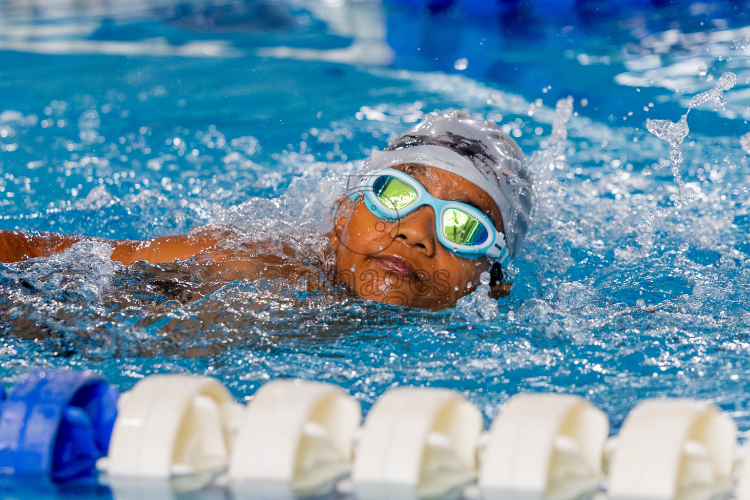 Day 1 of BML 5th National Swimming Kids Festival 2024 held in Hulhumale', Maldives on Monday, 18th November 2024. Photos: Nausham Waheed / images.mv