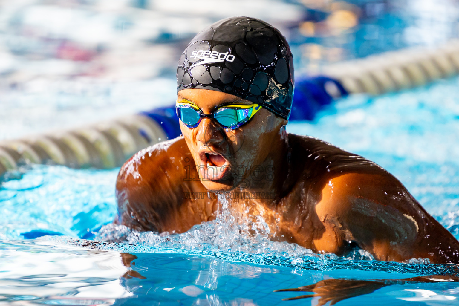 Day 2 of National Swimming Competition 2024 held in Hulhumale', Maldives on Saturday, 14th December 2024. Photos: Nausham Waheed / images.mv