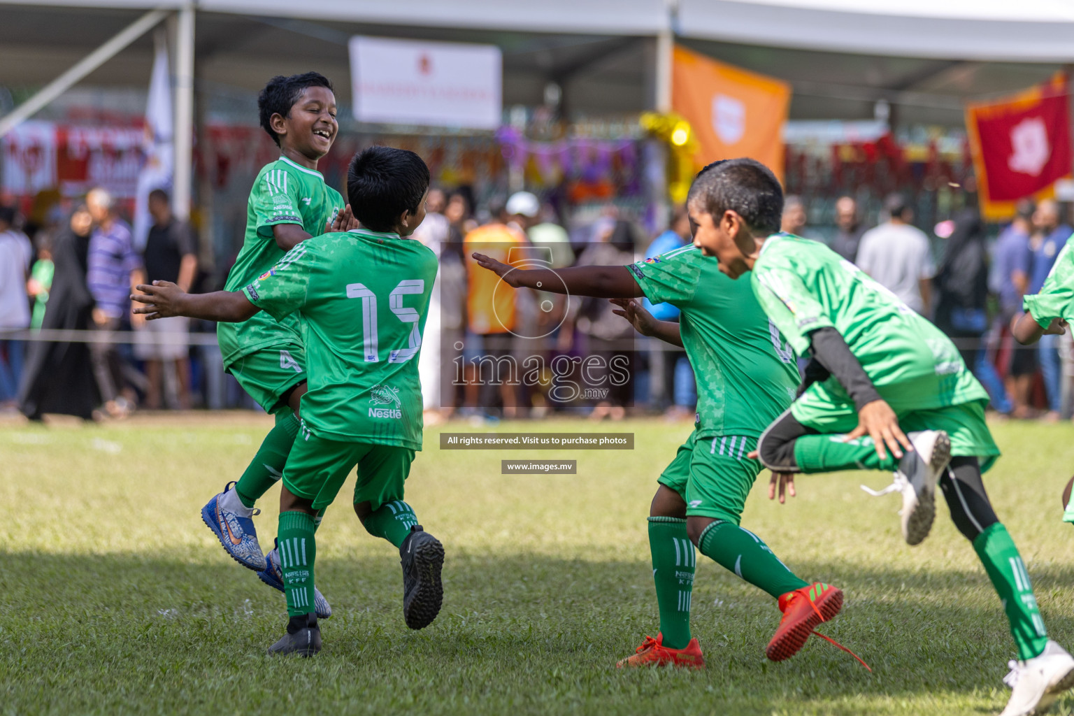 Day 3 of Nestle Kids Football Fiesta, held in Henveyru Football Stadium, Male', Maldives on Friday, 13th October 2023
Photos: Hassan Simah, Ismail Thoriq / images.mv