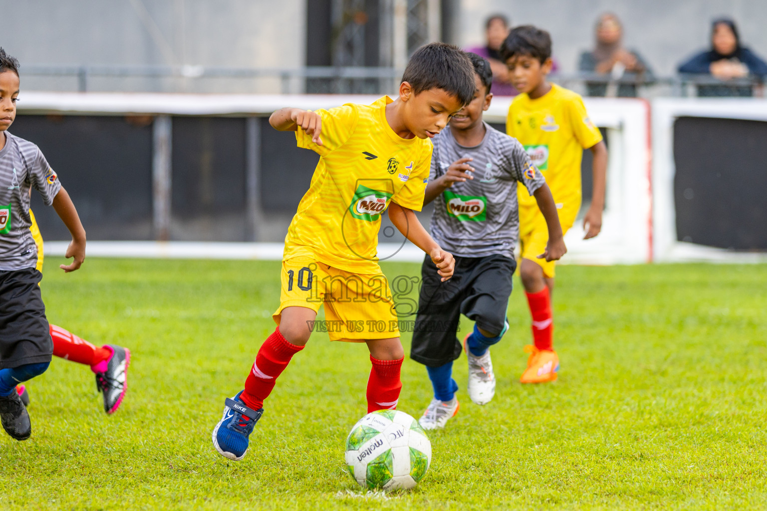 Day 2 of MILO Kids Football Fiesta was held at National Stadium in Male', Maldives on Saturday, 24th February 2024.