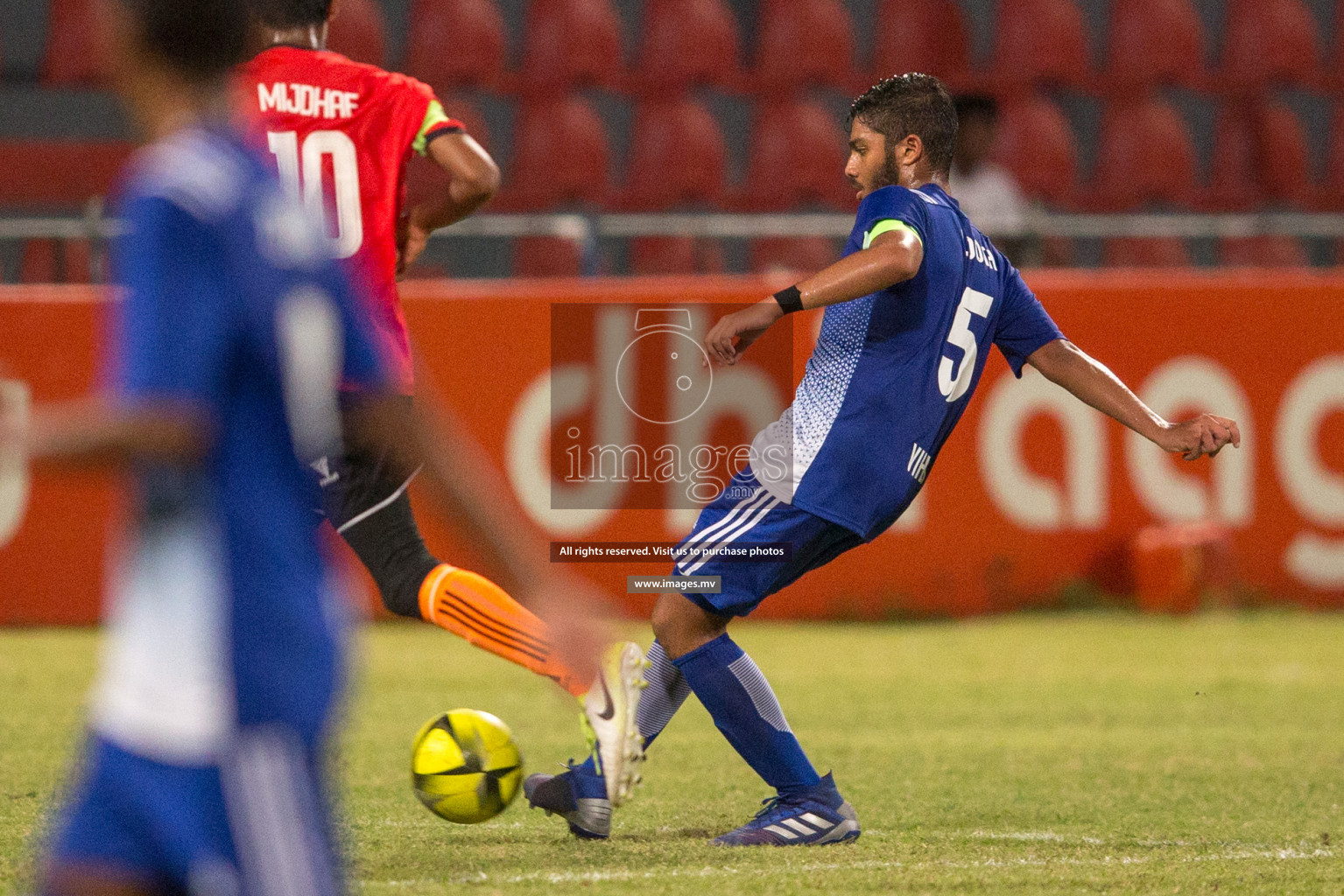 VIHS vs GhaazeeSchool in  MAMEN Inter School Football Tournament 2019 (U18) in Male, Maldives on 25th March 2019, Photos: Suadh Abdul Sattar / images.mv