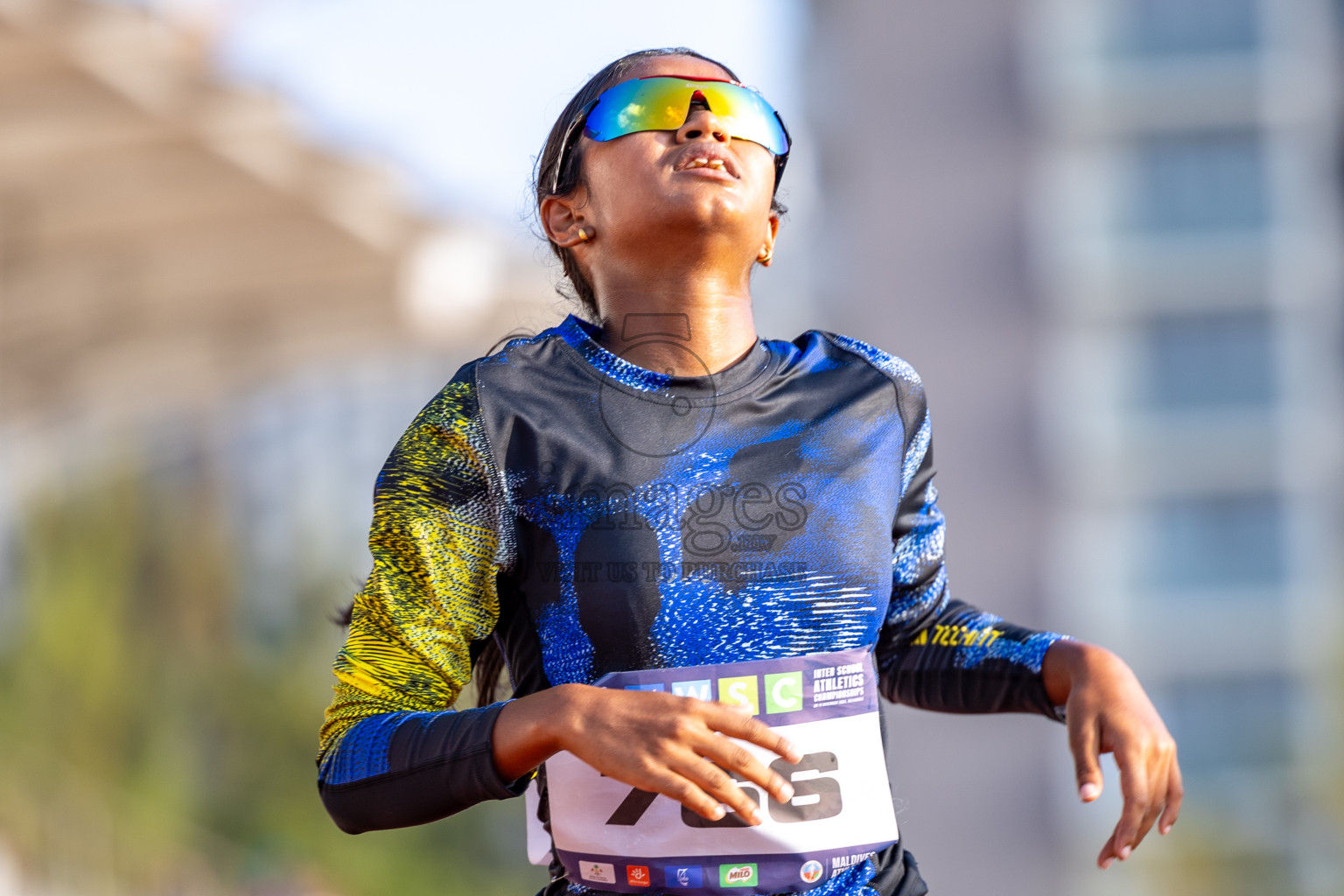 Day 4 of MWSC Interschool Athletics Championships 2024 held in Hulhumale Running Track, Hulhumale, Maldives on Tuesday, 12th November 2024. Photos by: Raaif Yoosuf / Images.mv