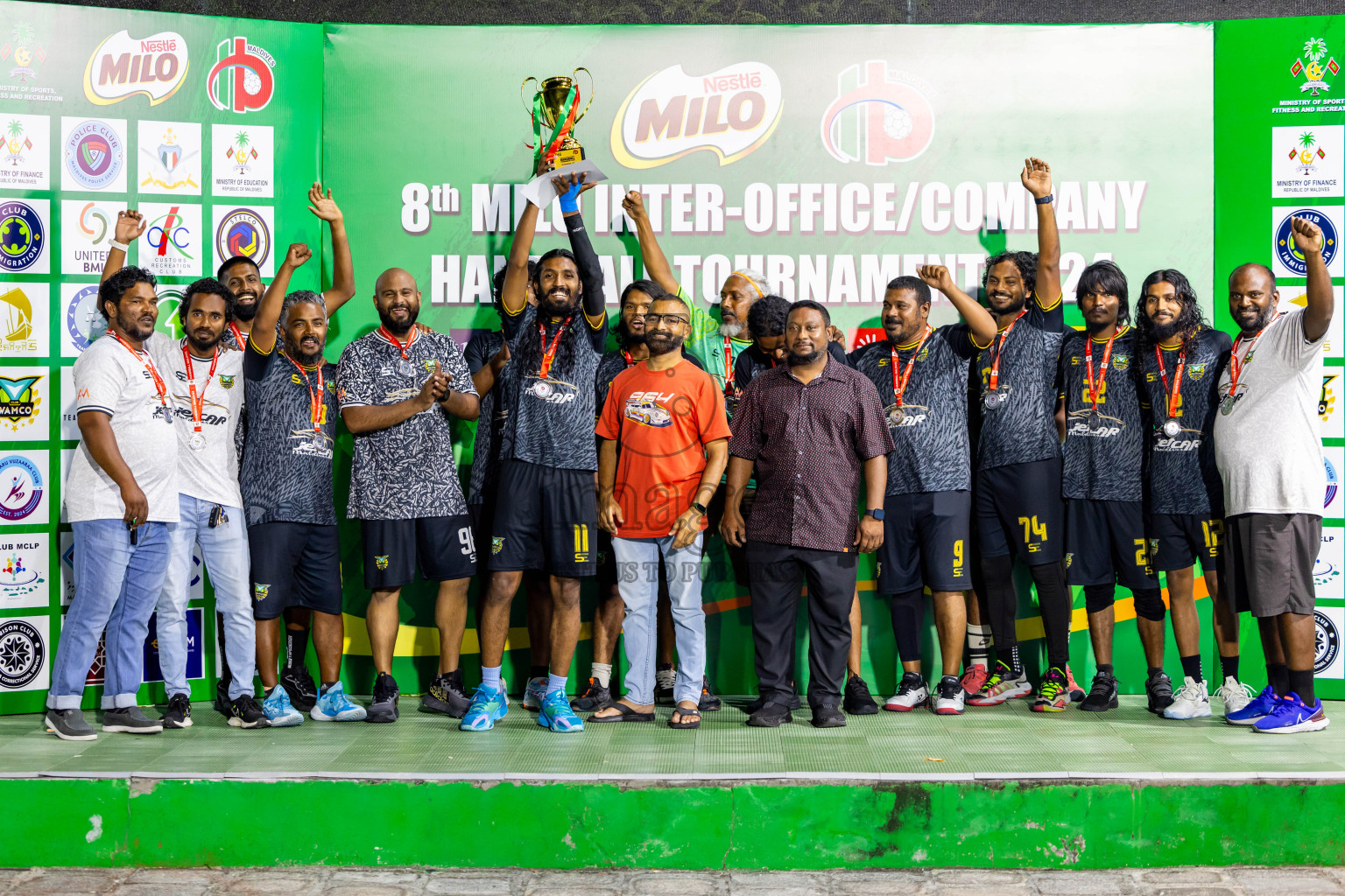 1st Division Final of 8th Inter-Office/Company Handball Tournament 2024, held in Handball ground, Male', Maldives on Tuesday, 11th September 2024 Photos: Nausham Waheed/ Images.mv