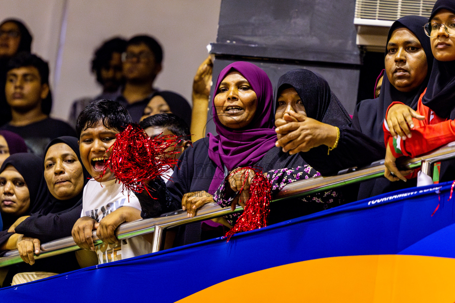 Finals of Interschool Volleyball Tournament 2024 was held in Social Center at Male', Maldives on Friday, 6th December 2024. Photos: Nausham Waheed / images.mv