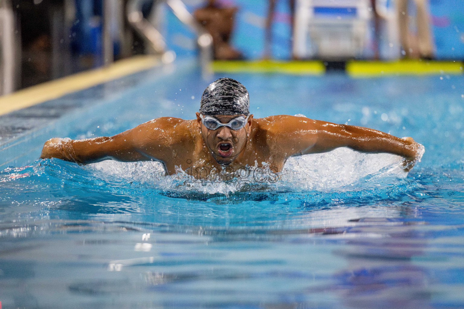 Day 4 of National Swimming Competition 2024 held in Hulhumale', Maldives on Monday, 16th December 2024. 
Photos: Hassan Simah / images.mv