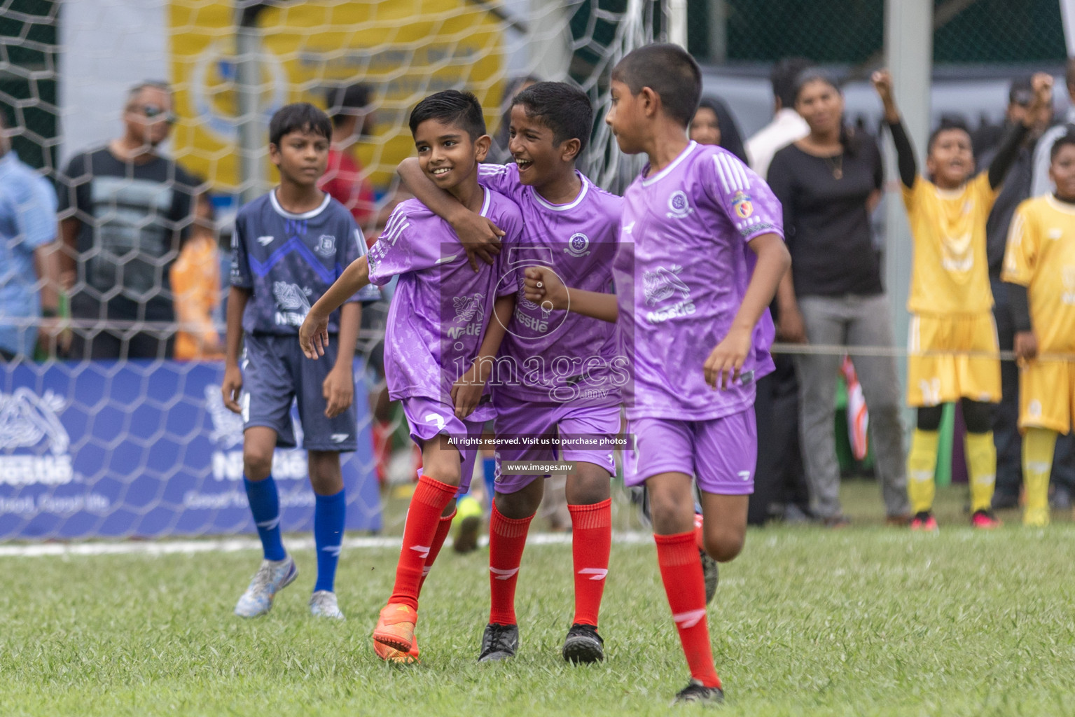 Day 1 of Nestle kids football fiesta, held in Henveyru Football Stadium, Male', Maldives on Wednesday, 11th October 2023 Photos: Shut Abdul Sattar/ Images.mv