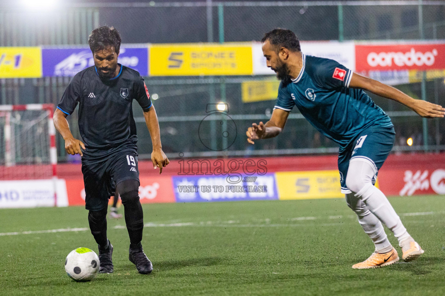 R Dhuvaafaru vs R Alifushi in Golden Futsal Challenge 2024 was held on Tuesday, 16th January 2024, in Hulhumale', Maldives
Photos: Ismail Thoriq / images.mv