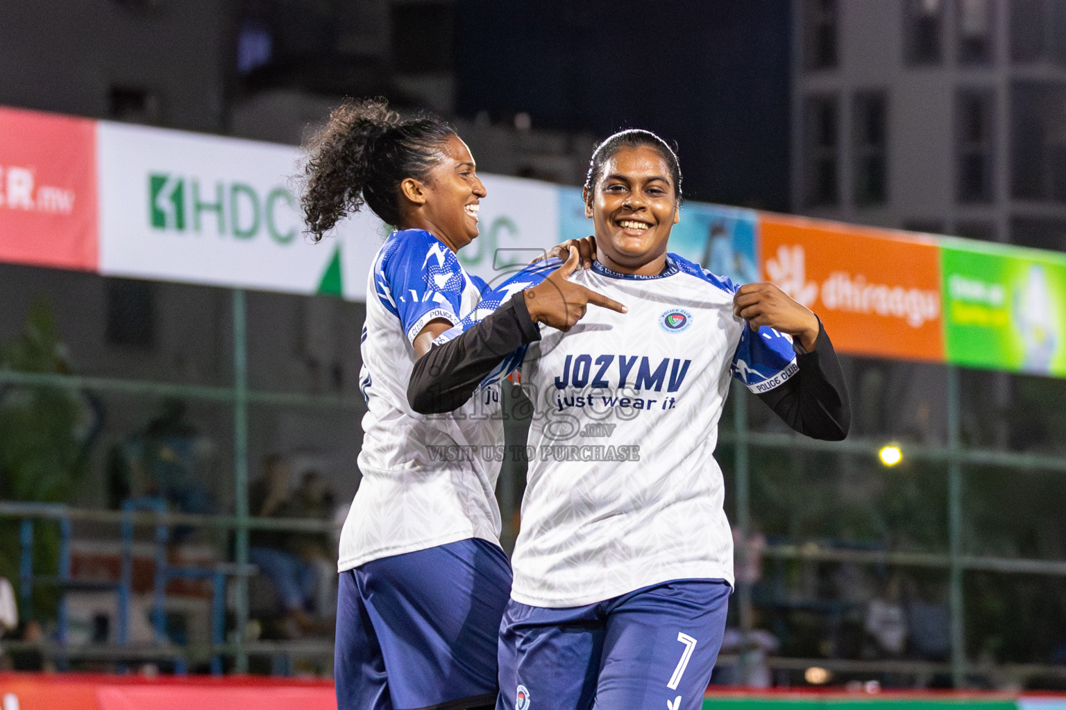 POLICE CLUB vs TEAM DHARUMAVANTHA in Eighteen Thirty 2024 held in Rehendi Futsal Ground, Hulhumale', Maldives on Monday, 9th September 2024. Photos: Mohamed Mahfooz Moosa / images.mv