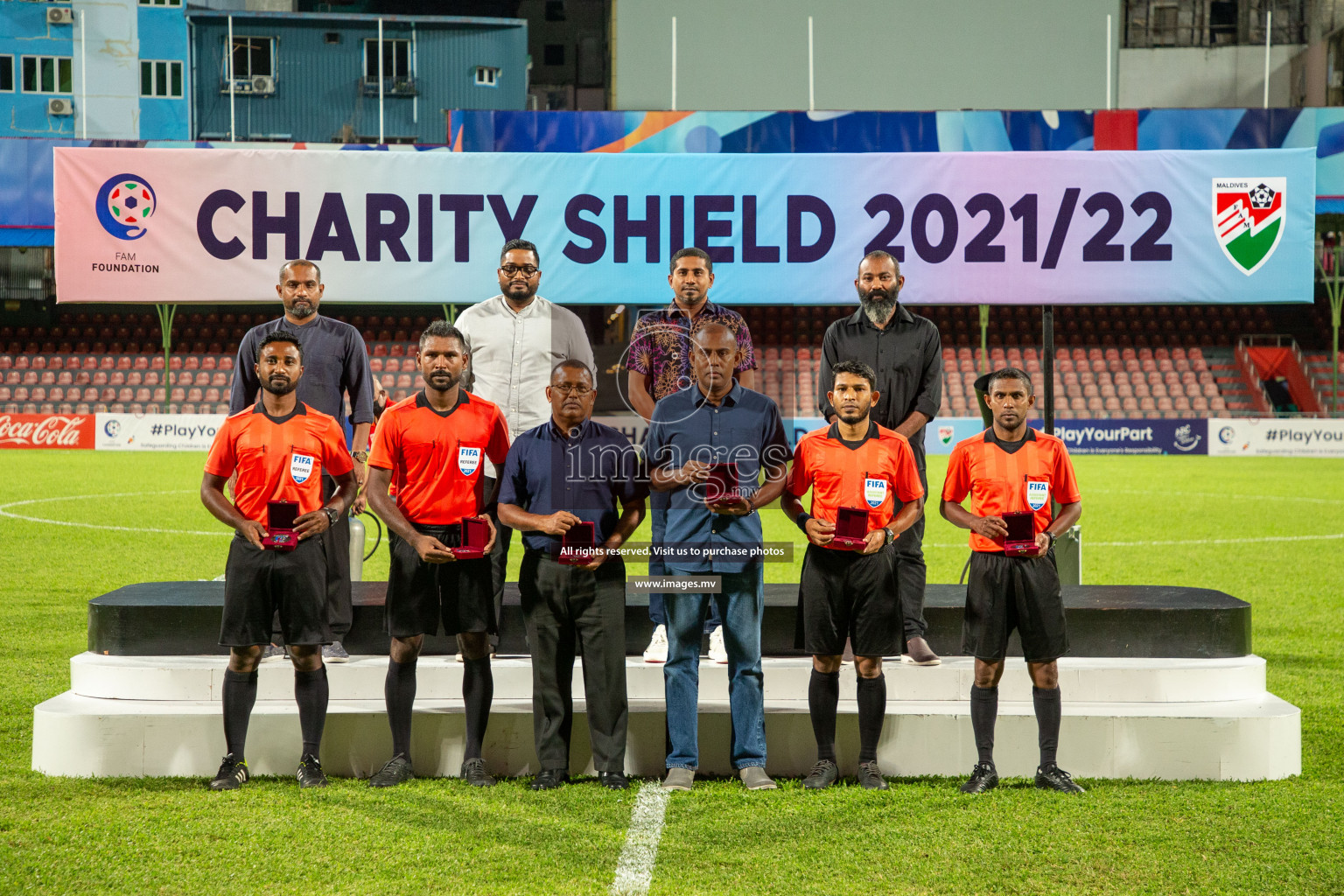 Maziya SRC vs Club Valencia in the Community Shield Match 2021/2022 on 15 December 2021 held in Male', Maldives. Photos: Hassan Simah / images.mv