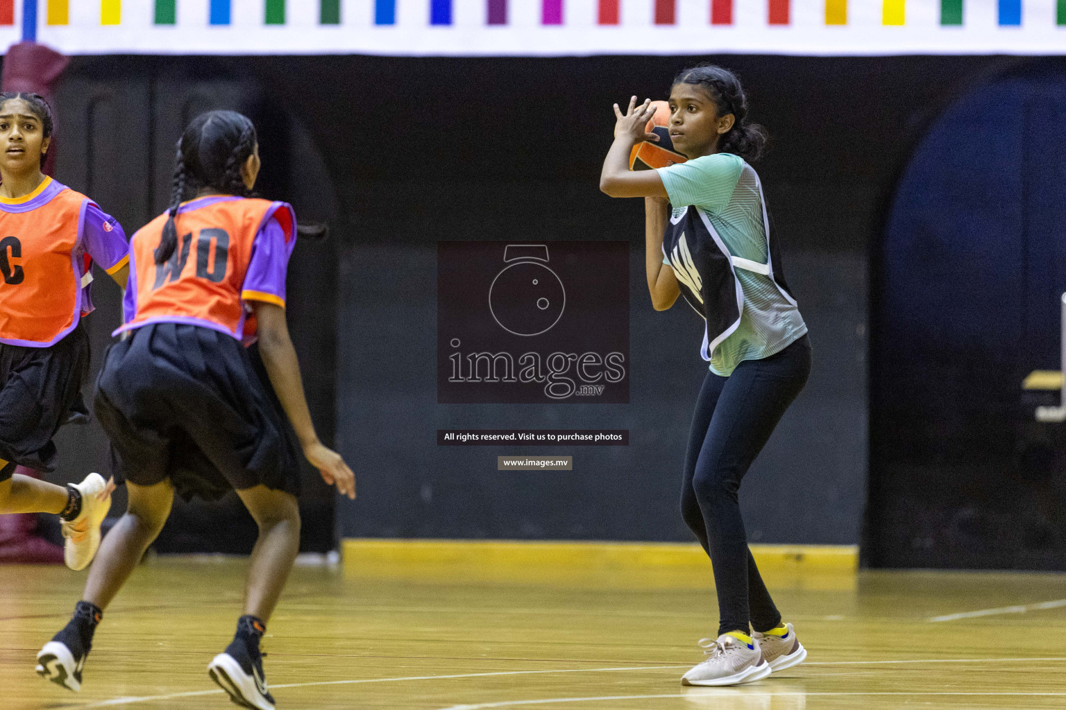 Final of 24th Interschool Netball Tournament 2023 was held in Social Center, Male', Maldives on 7th November 2023. Photos: Nausham Waheed / images.mv