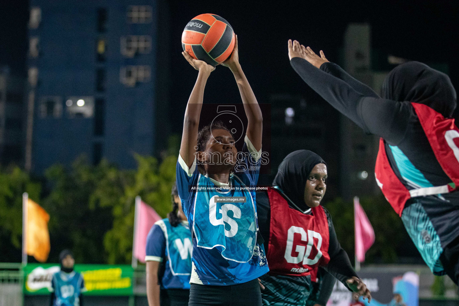 Day 1 of 20th Milo National Netball Tournament 2023, held in Synthetic Netball Court, Male', Maldives on 29th May 2023 Photos: Nausham Waheed/ Images.mv