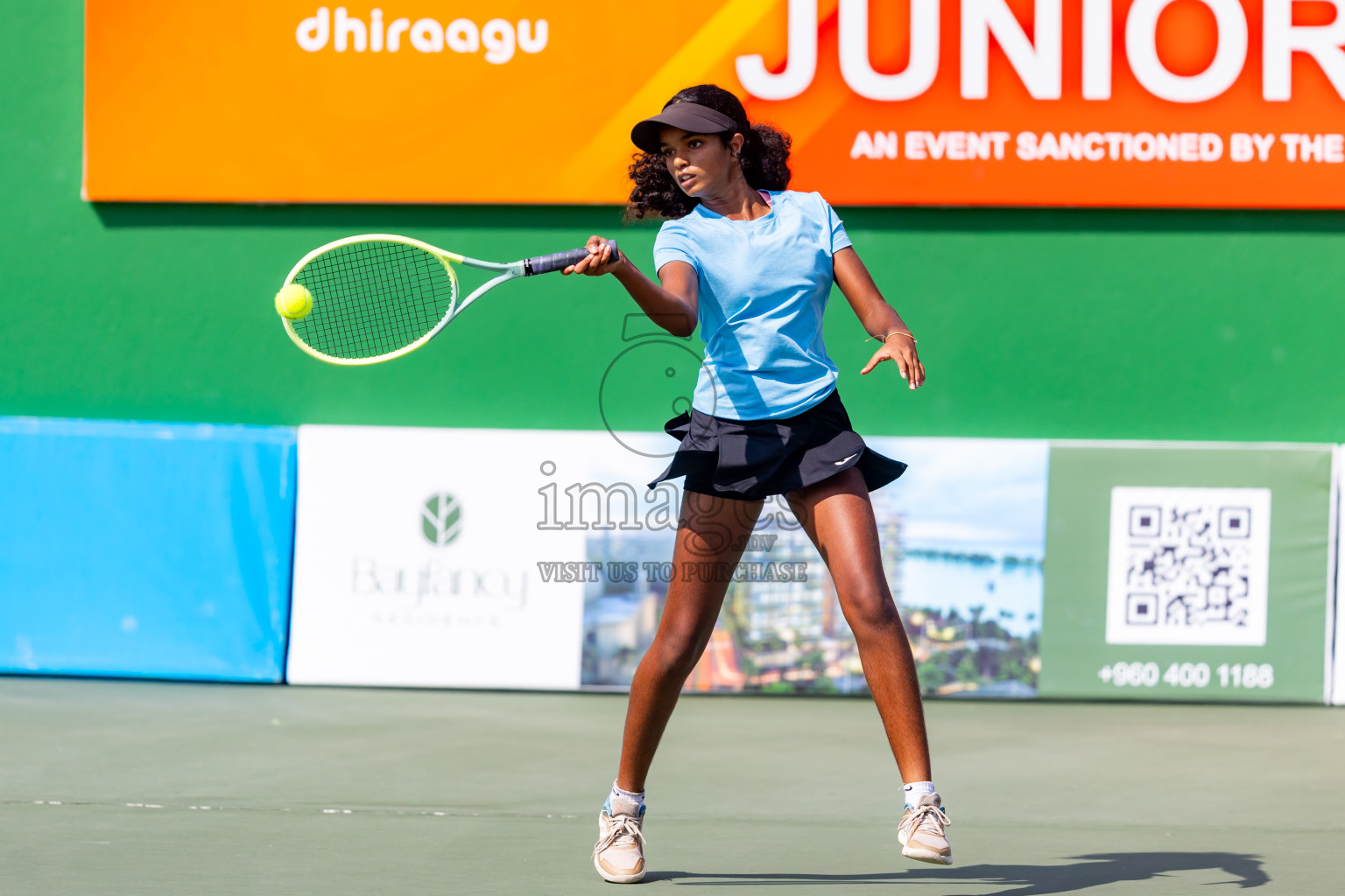 Day 2 of ATF Maldives Junior Open Tennis was held in Male' Tennis Court, Male', Maldives on Tuesday, 10th December 2024. Photos: Nausham Waheed / images.mv