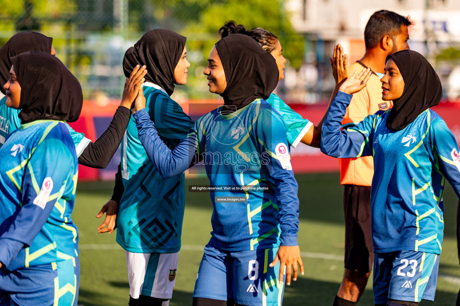 WAMCO vs MACL in 18/30 Futsal Fiesta Classic 2023 held in Hulhumale, Maldives, on Tuesday, 18th July 2023 Photos: Hassan Simah / images.mv