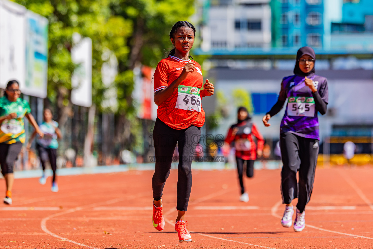 Day 1 of Inter-school Athletics Championship 2025 held in Ekuveni Synthetic Track, Male', Maldives on Monday, 06th October 2025. Photos by: Areef Adam  / Images.mv