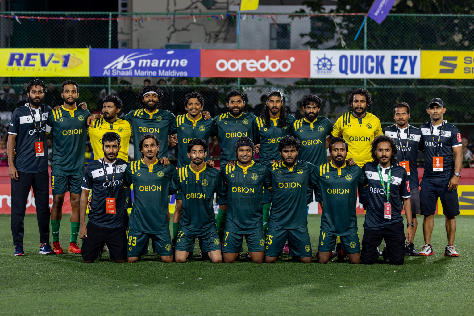 S. Hithadhoo VS Dhandimagu on Day 33 of Golden Futsal Challenge 2024, held on Sunday, 18th February 2024, in Hulhumale', Maldives Photos: Hassan Simah / images.mv