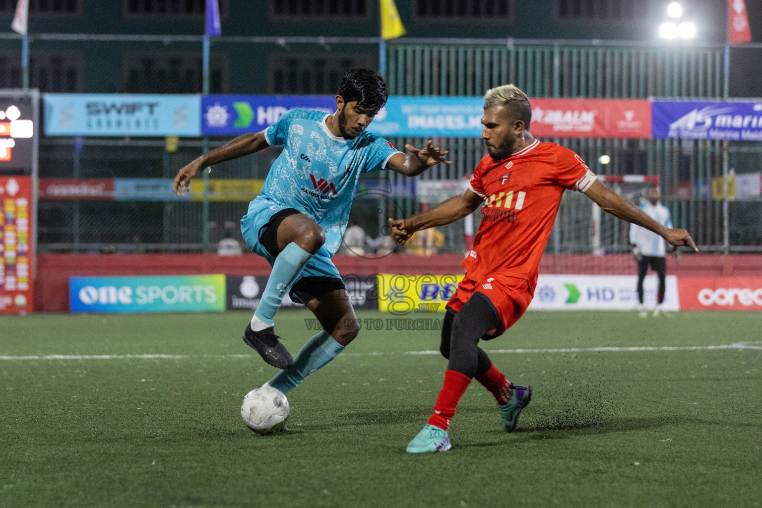 HA Filladhoo VS HA Dhidhdhoo in Day 13 of Golden Futsal Challenge 2024 was held on Saturday, 27th January 2024, in Hulhumale', Maldives Photos: Nausham Waheed / images.mv