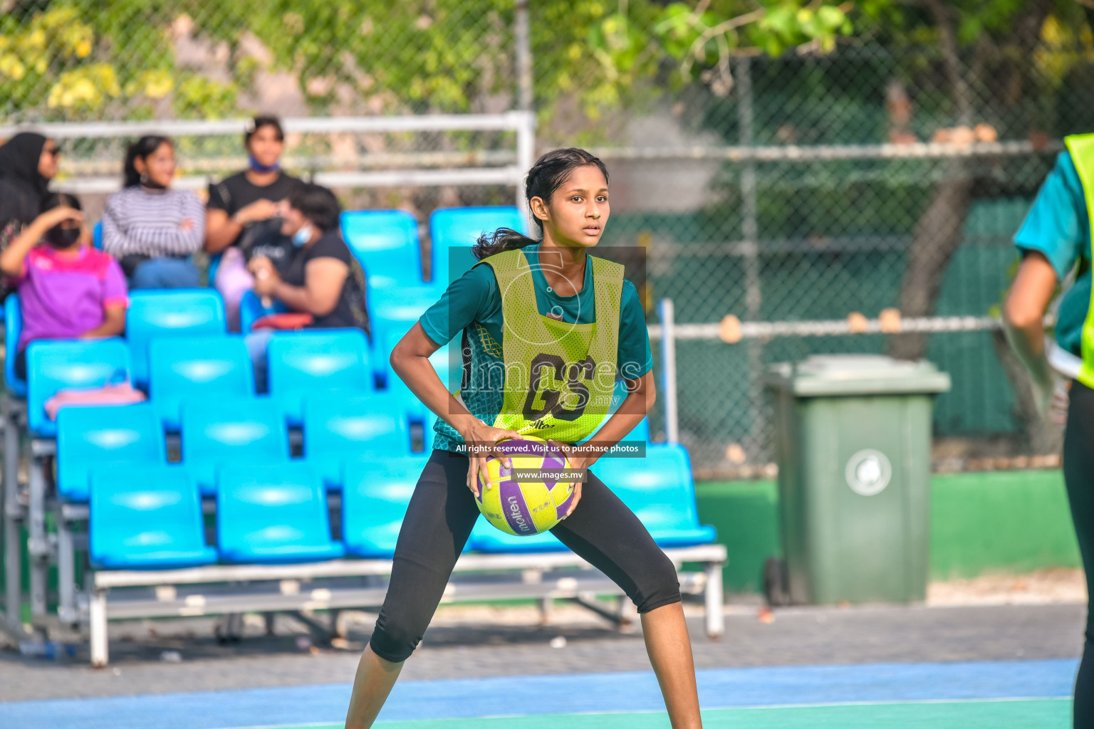 Day 13 of Junior Netball Championship 2022 held in Male', Maldives. Photos by Nausham Waheed