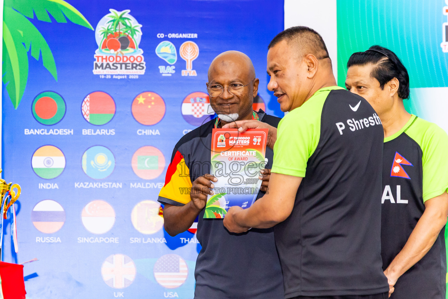 Day 4 of 1st Thoddoo Masters Table Tennis Tournament was held on Sunday, 24th August 2025 in AA Thoddoo, Maldives. Photos: Nausham Waheed / images.mv