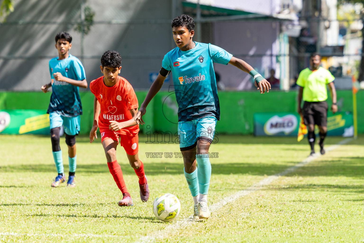 Day 4 of MILO Academy Championship 2024 (U-14) was held in Henveyru Stadium, Male', Maldives on Sunday, 3rd November 2024. 
Photos: Hassan Simah / Images.mv