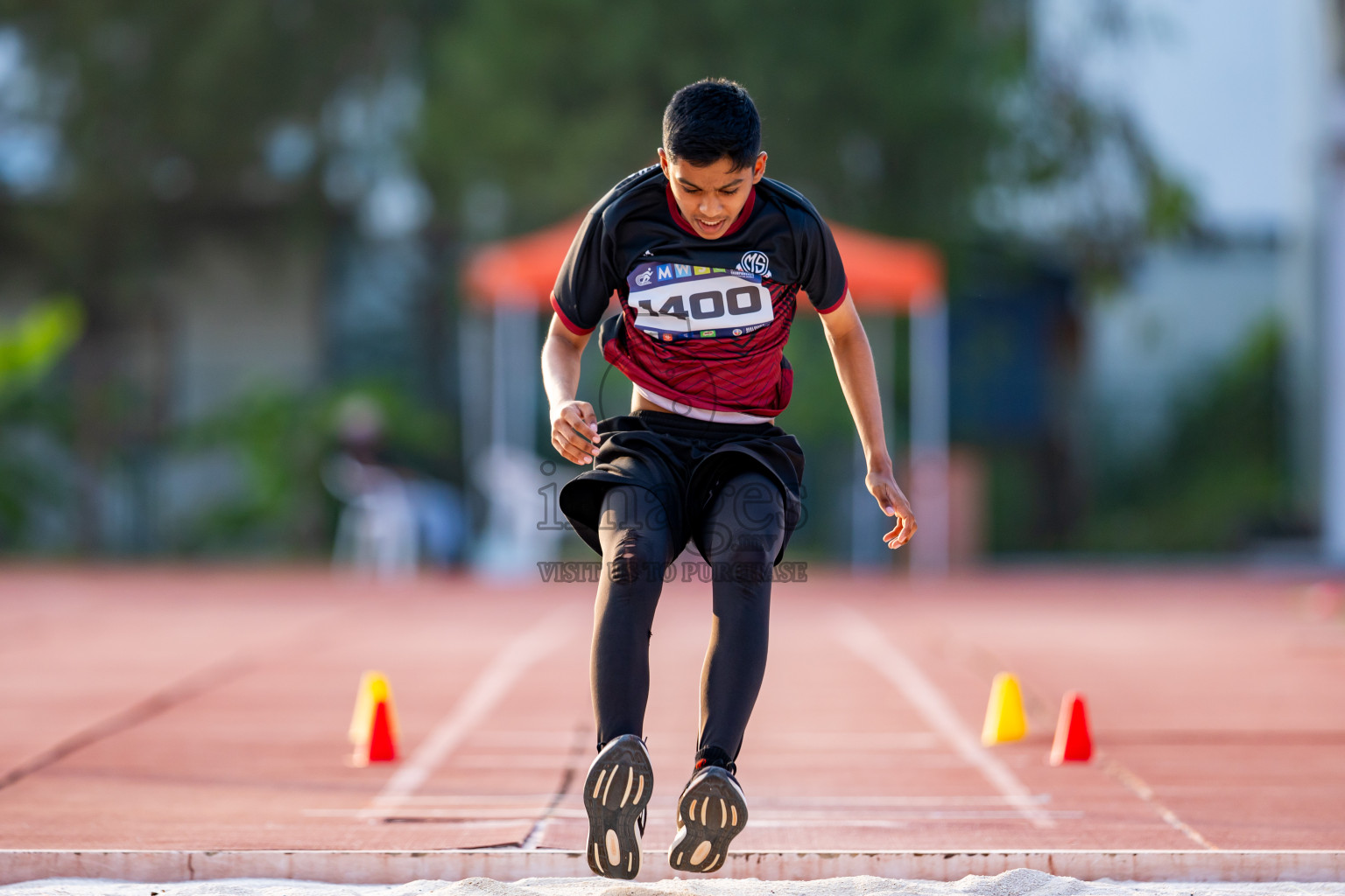 Day 5 of MWSC Interschool Athletics Championships 2024 held in Hulhumale Running Track, Hulhumale, Maldives on Wednesday, 13th November 2024. Photos by: Nausham Waheed / Images.mv